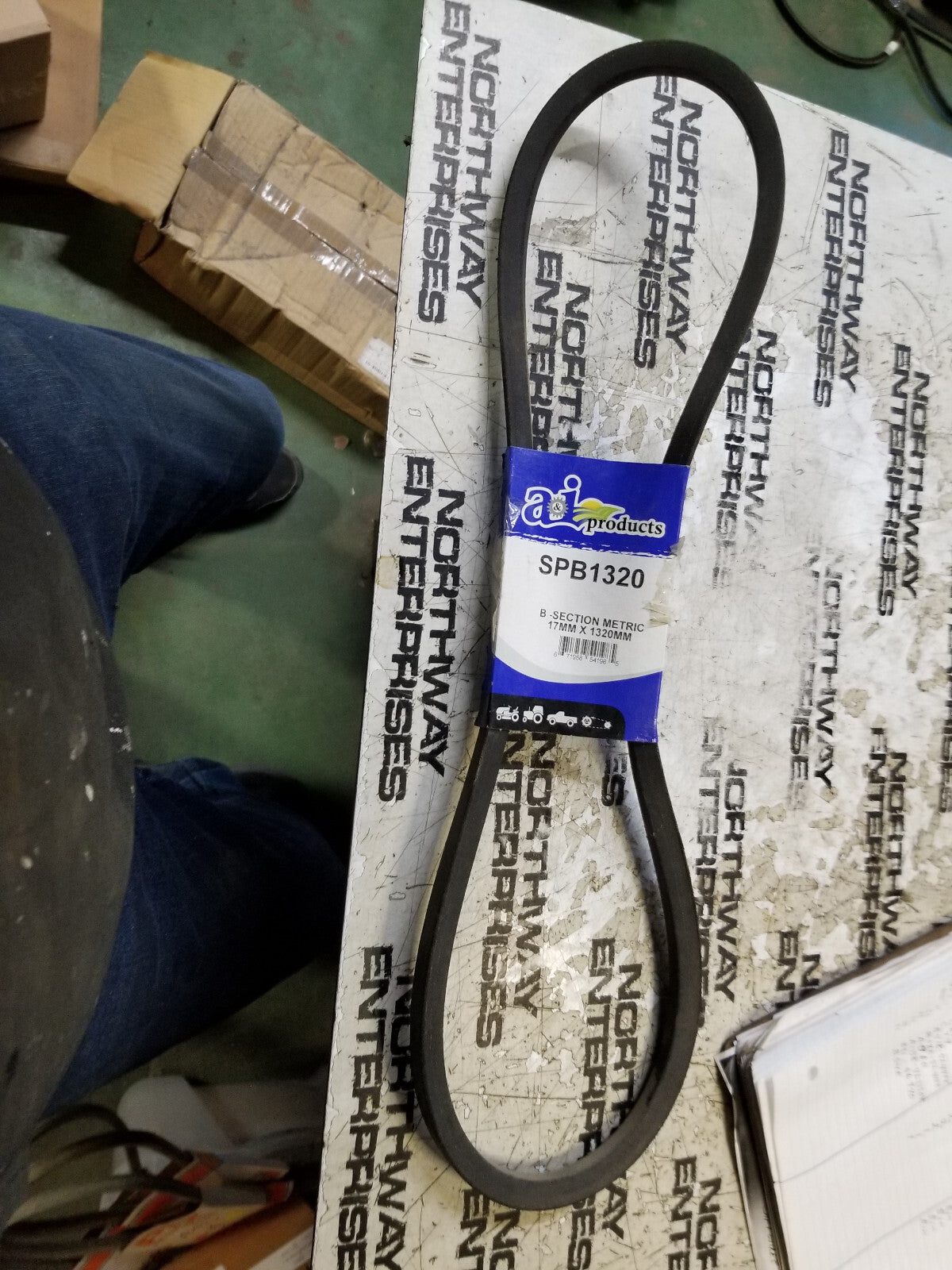 SPB1320 V-belt 17 x 1320mm Vbelt A-SPB1320