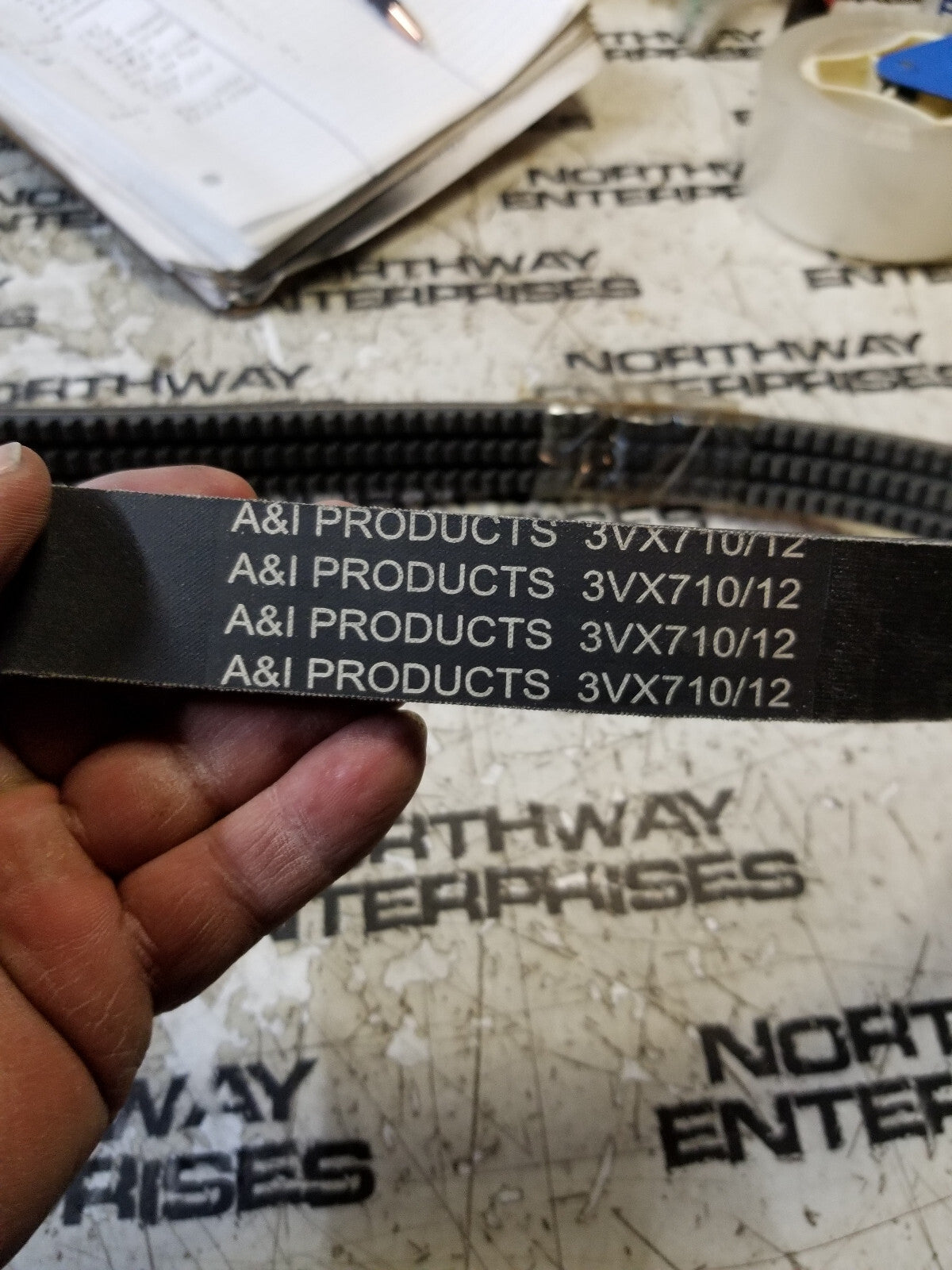 A-3VX710103 3VX710 V-Belt - 3VX, 3/8 in Top Width, 1 Strand, 71 in
