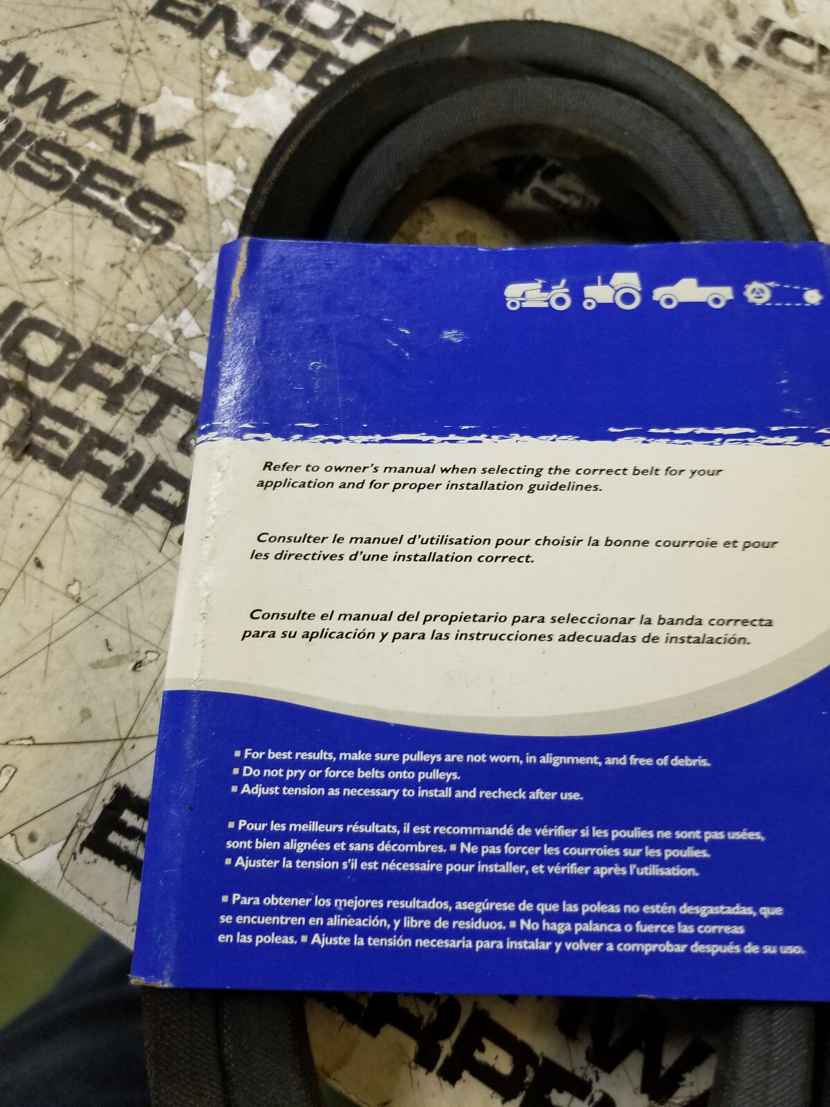 A&I B71 or 5L740 5/8 x 74in V-Belt