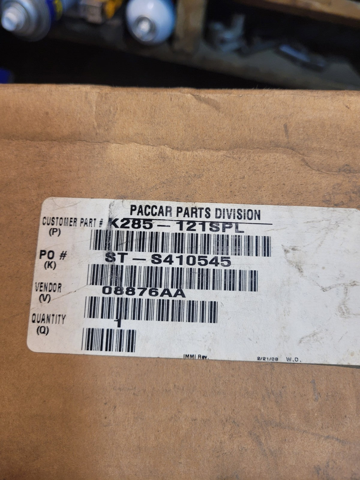K285-121SPL Kenworth Seatbelt Assembly
