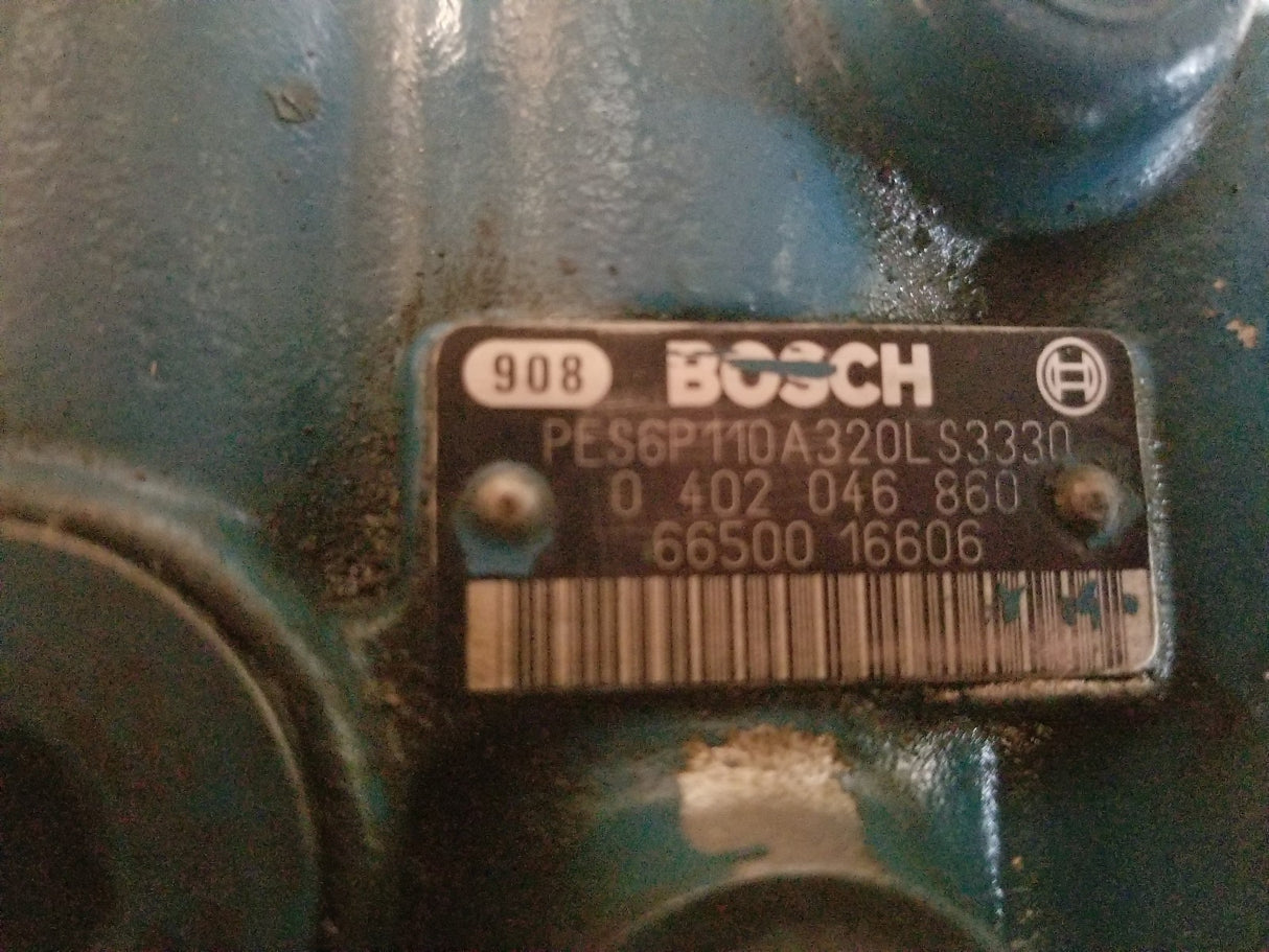 0402046860 BOSCH INJECTION PUMP CORE PES6P110A320LS330 66500 16606 2415156114