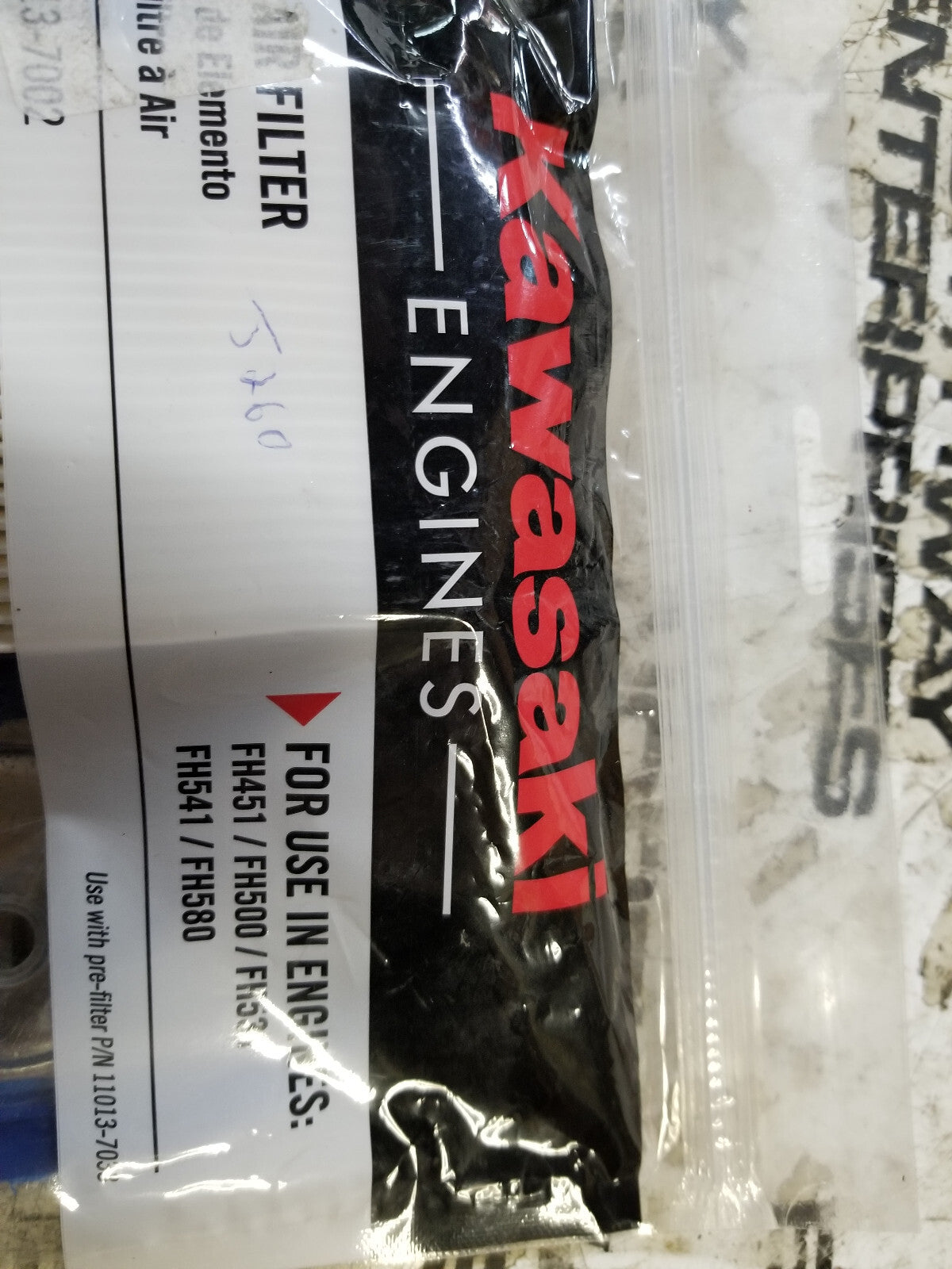 11013-7002 Air Filter Fits Kawasaki FH-500V FH500V FH580V FH680D