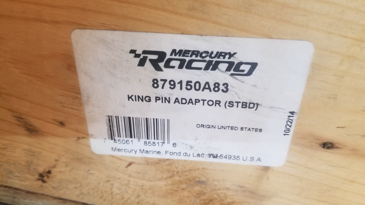 USED / PREPPEMercury Racing 879150A83 8M0039180 Mercruiser Adaptor-Kingpin