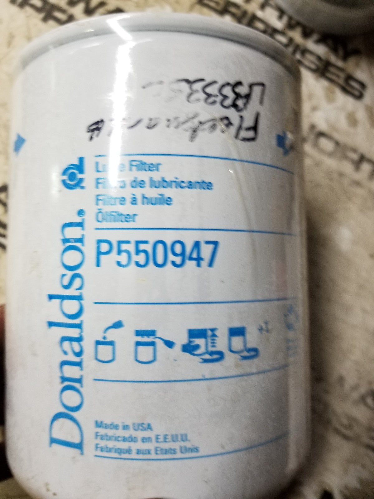 P550947 DONALDSON OIL FILTER