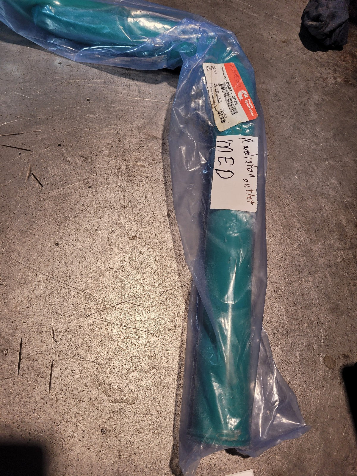 0503-2045 CUMMINS RADIATOR OUTLET TUBE