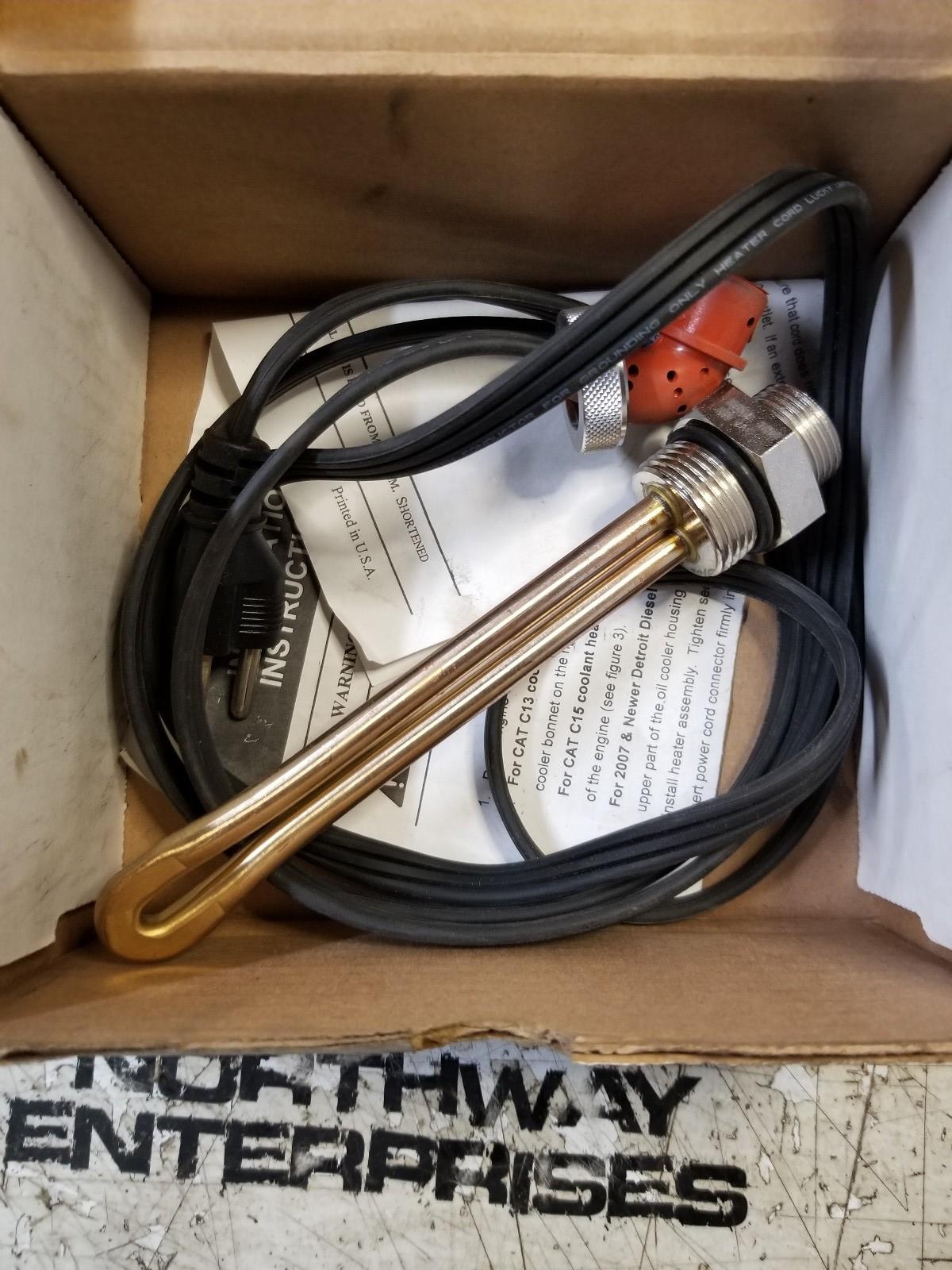 ZeroStart 3500077 Temro Heavy Duty Engine Block Heater For Caterpillar