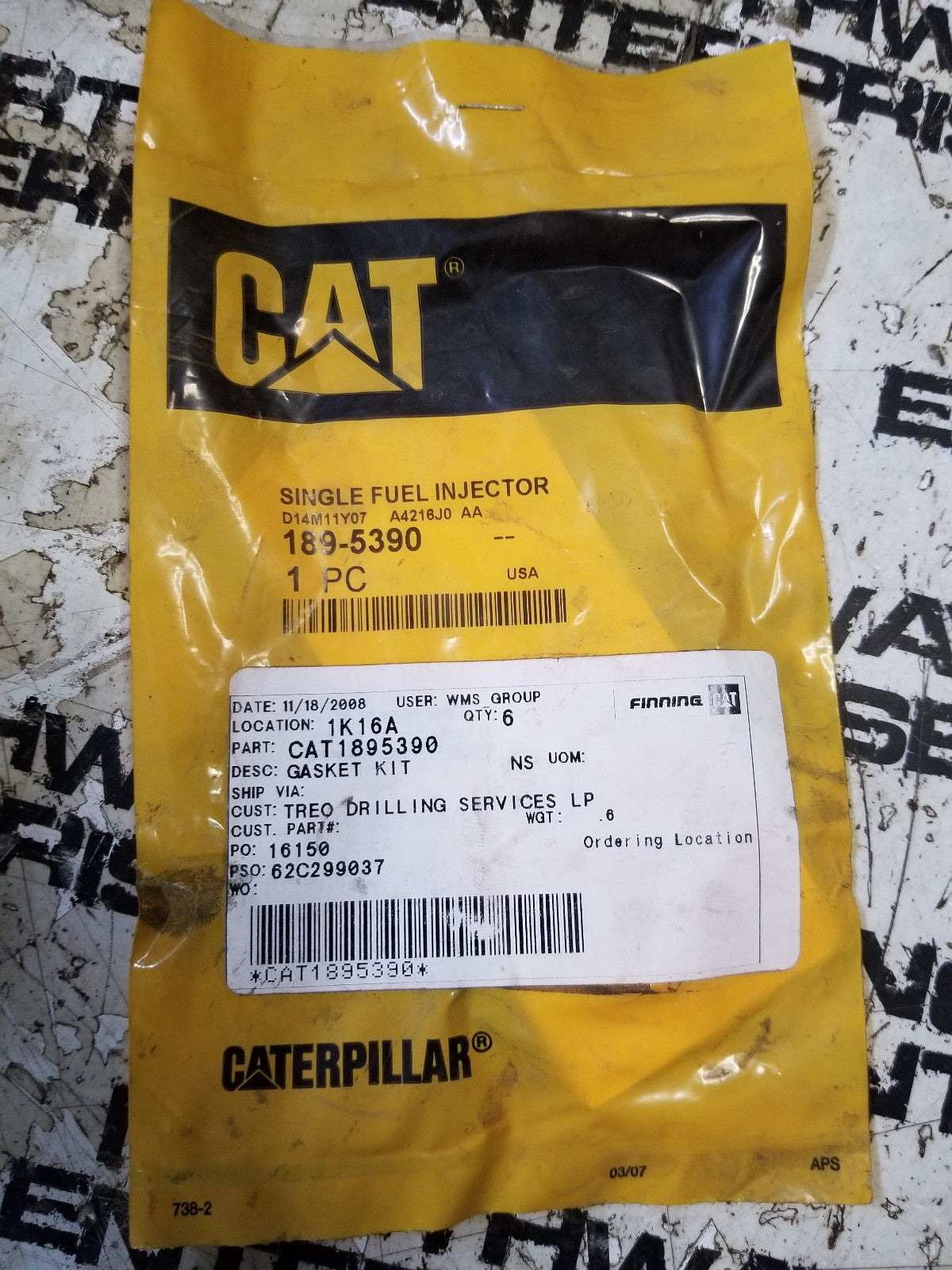 189-5390 CAT SEAL KIT 1895390