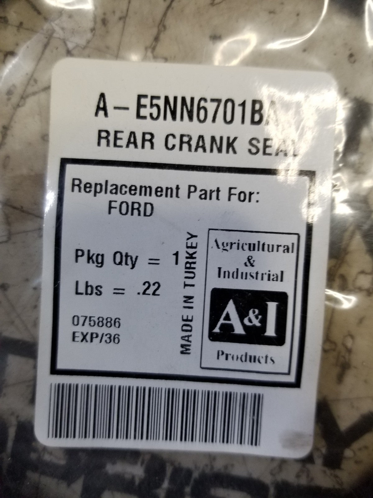 E5NN6701BA A&I SEAL REAR CRANK SEAL