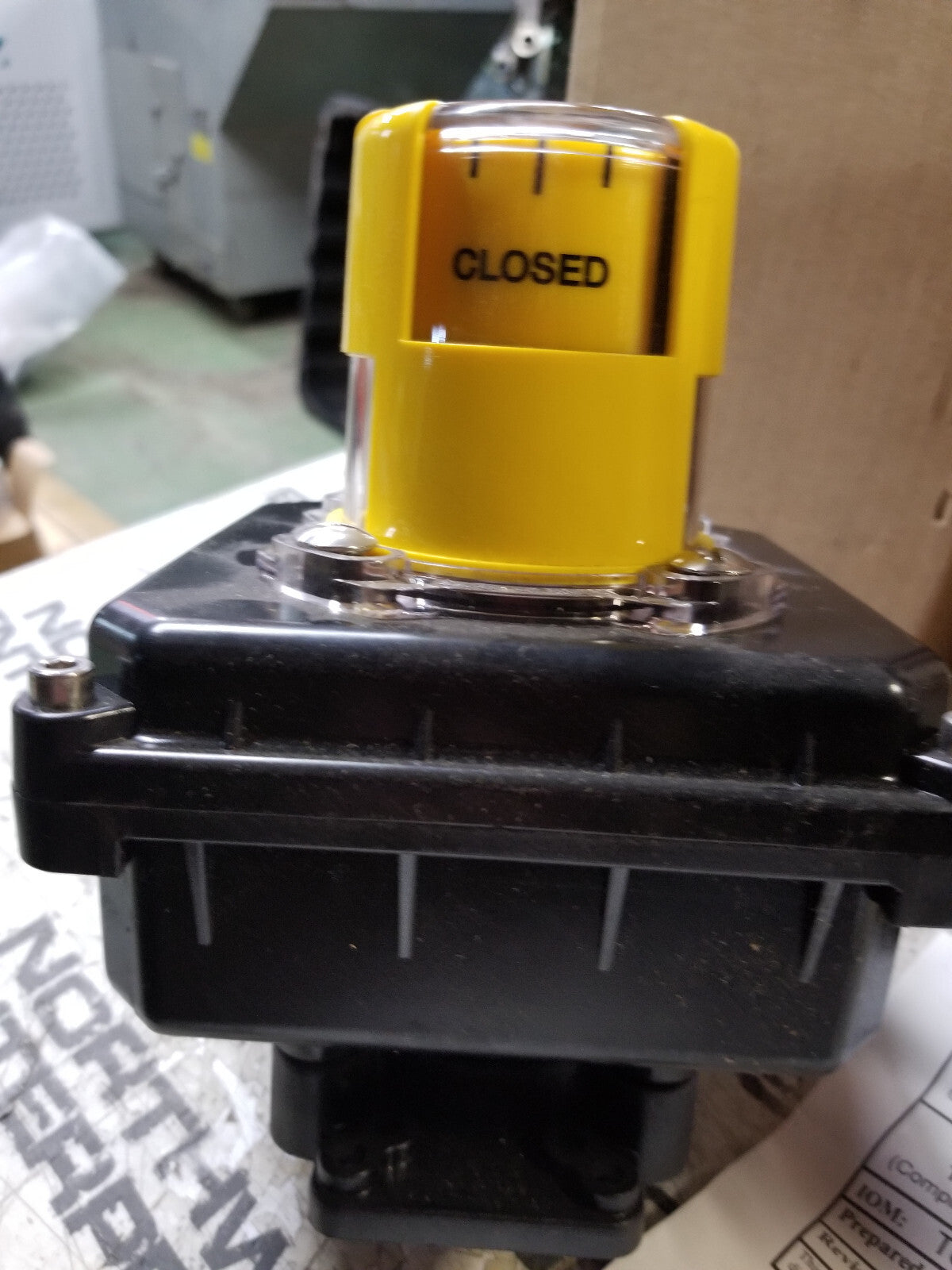 WESTLOCK ACCUTRAK VALVE POSITION MONITOR 9468 9468DBY2A2M0600 3199197