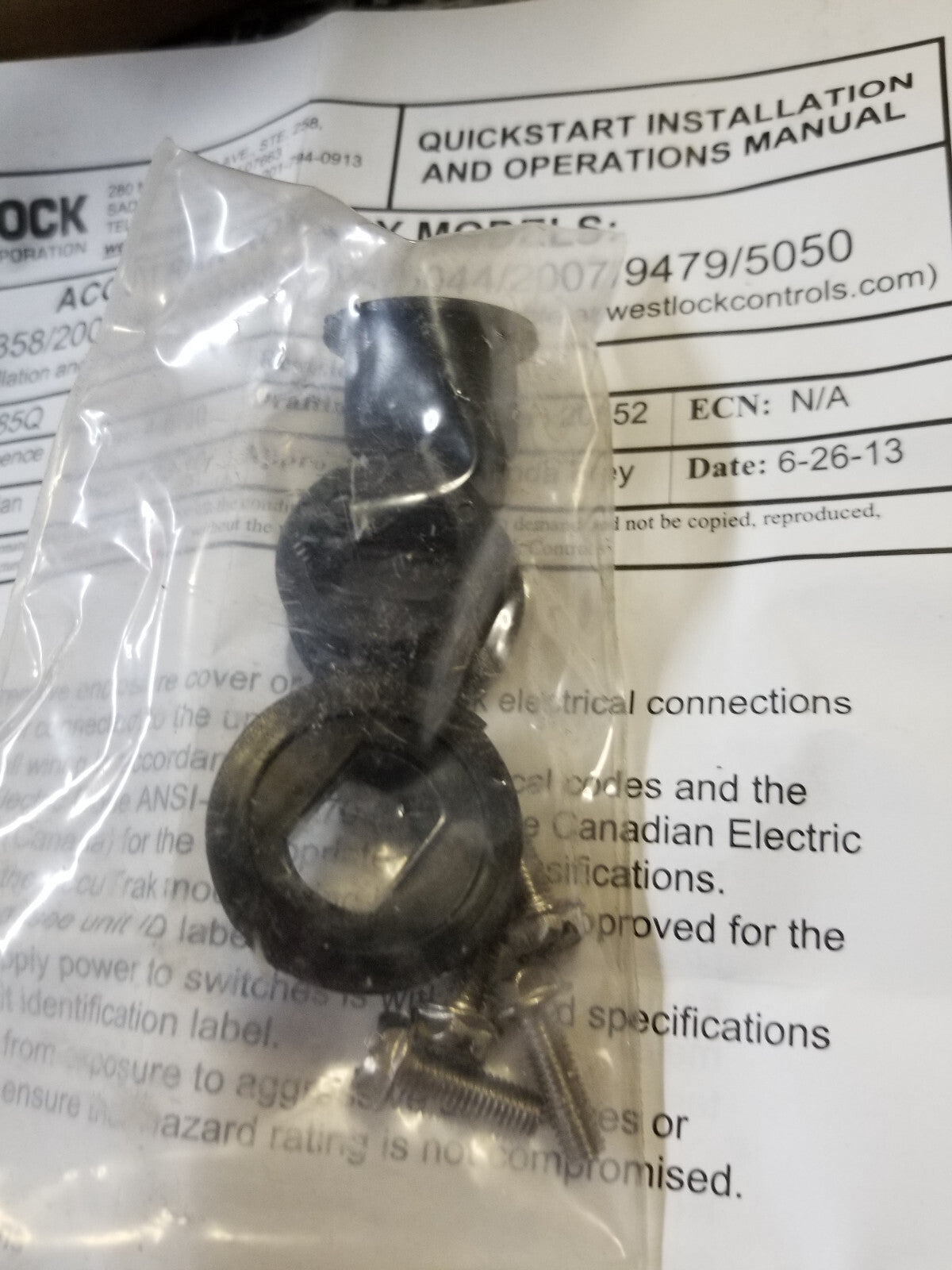 WESTLOCK ACCUTRAK VALVE POSITION MONITOR 9468 9468DBY2A2M0600 3199197