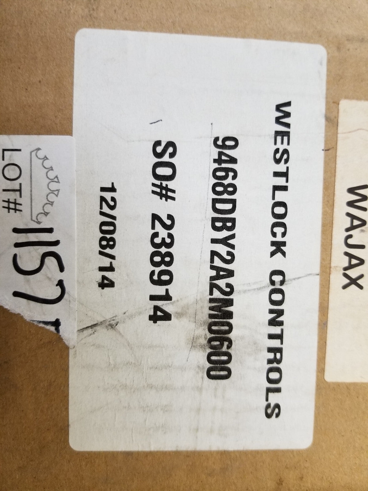 WESTLOCK ACCUTRAK VALVE POSITION MONITOR 9468 9468DBY2A2M0600 3199197