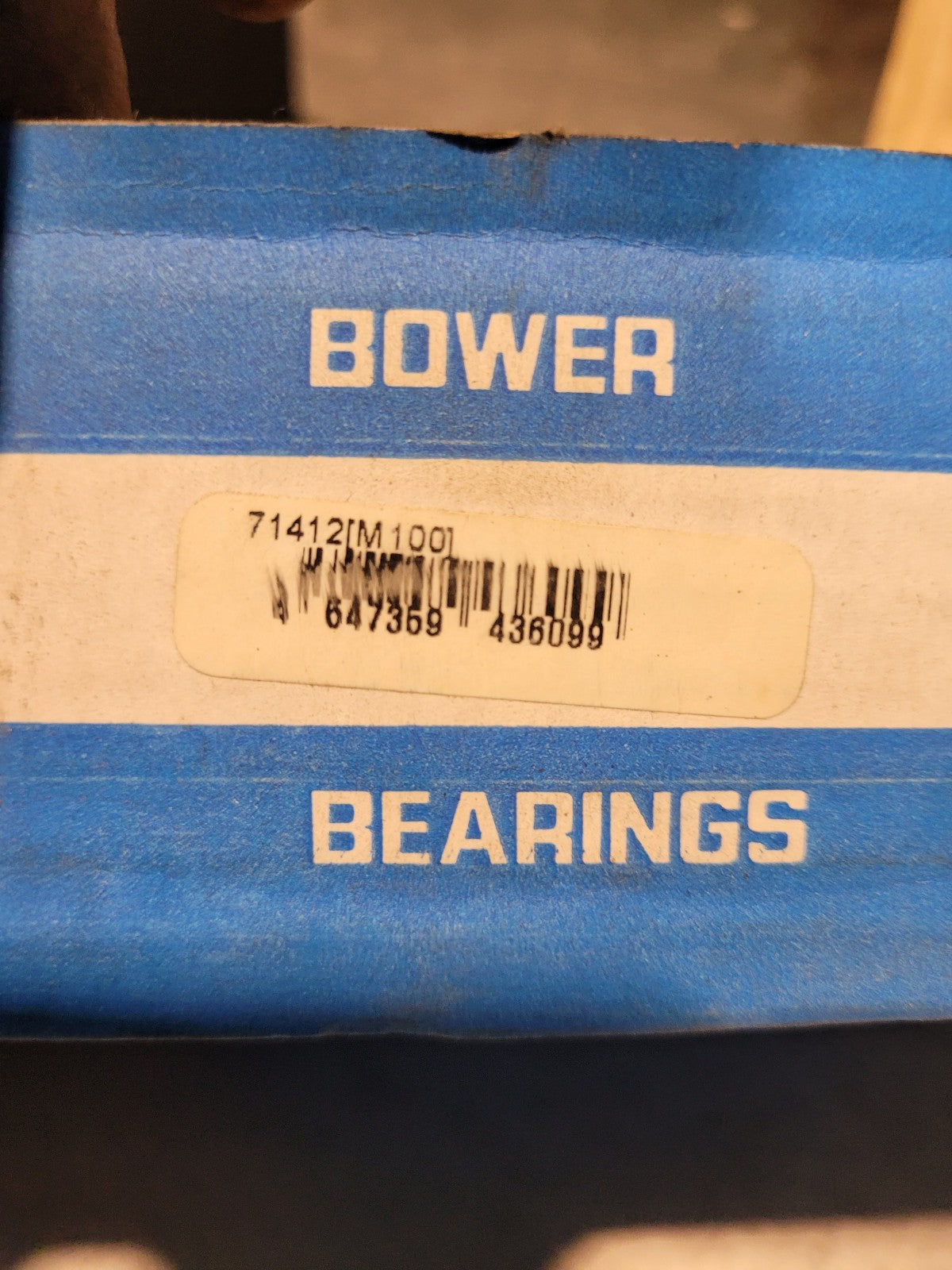 71412 (M100) BOWER TAPERED ROLLER BEARING