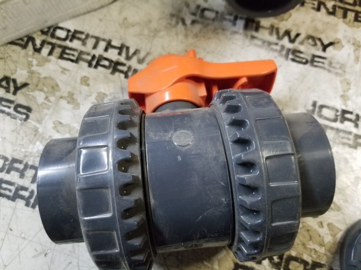 VXEBV107 IPEX VXE Series 1-1/2" True Union Ball Valve, Socket & Threaded Ends