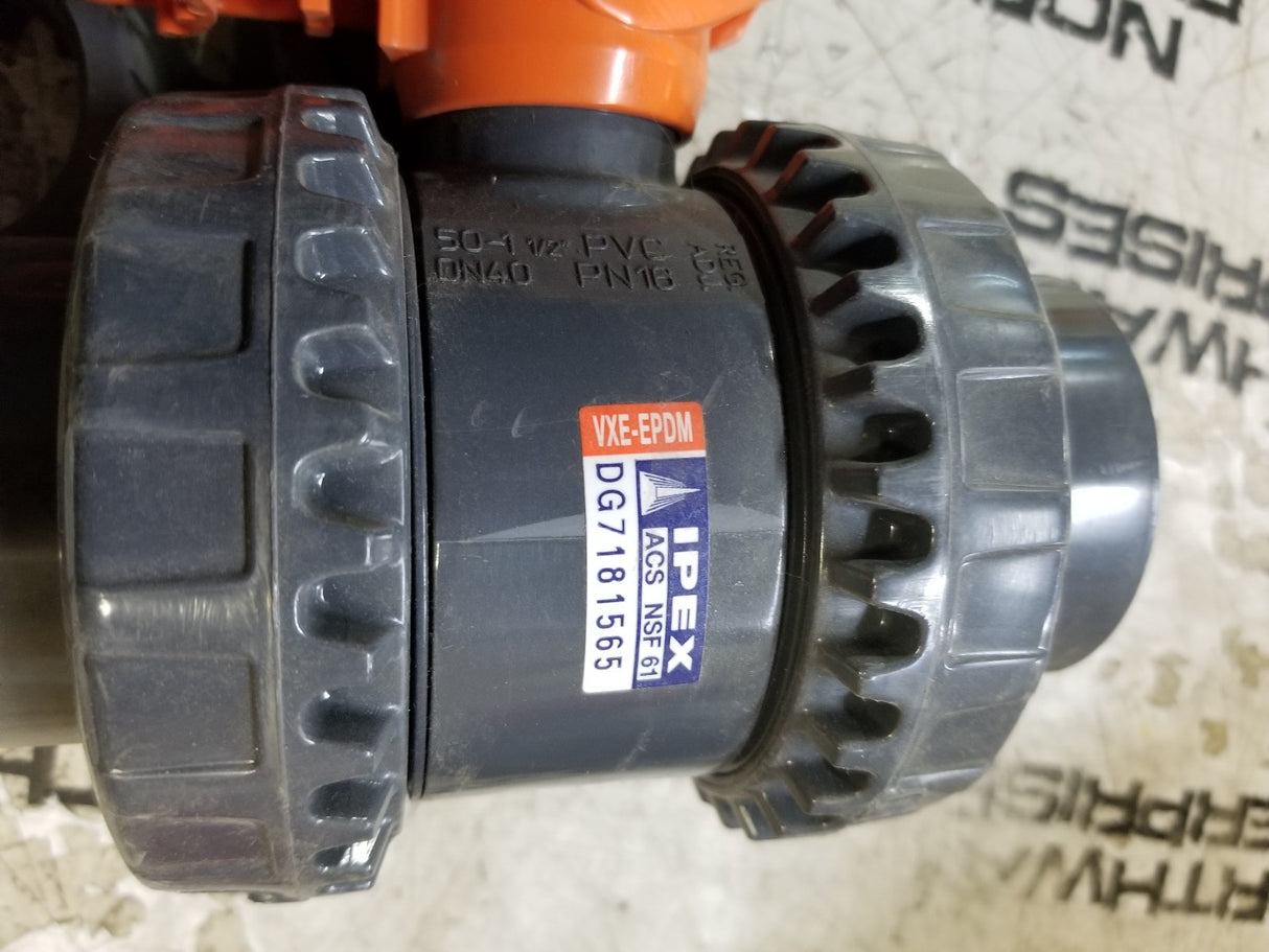 VXEBV107 IPEX VXE Series 1-1/2" True Union Ball Valve, Socket & Threaded Ends