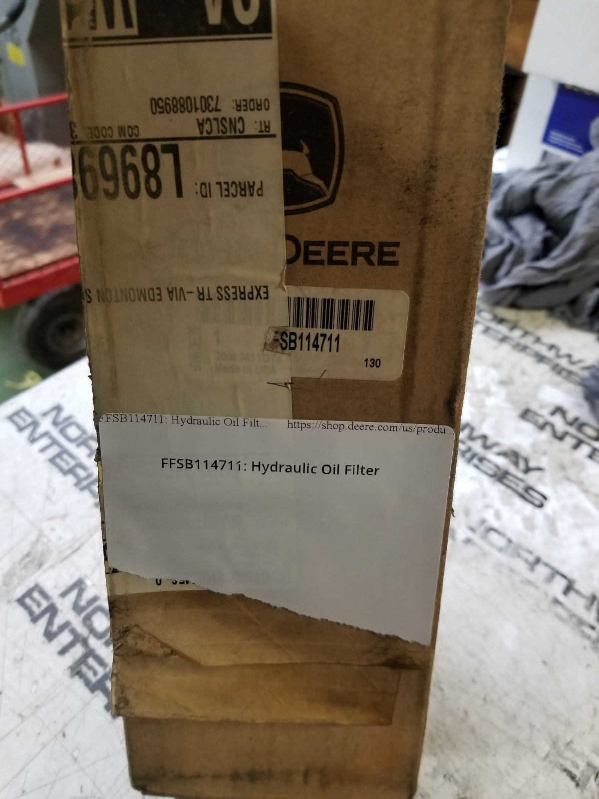 FFSB114711 JOHN DEERE HYDRAULIC FILTER