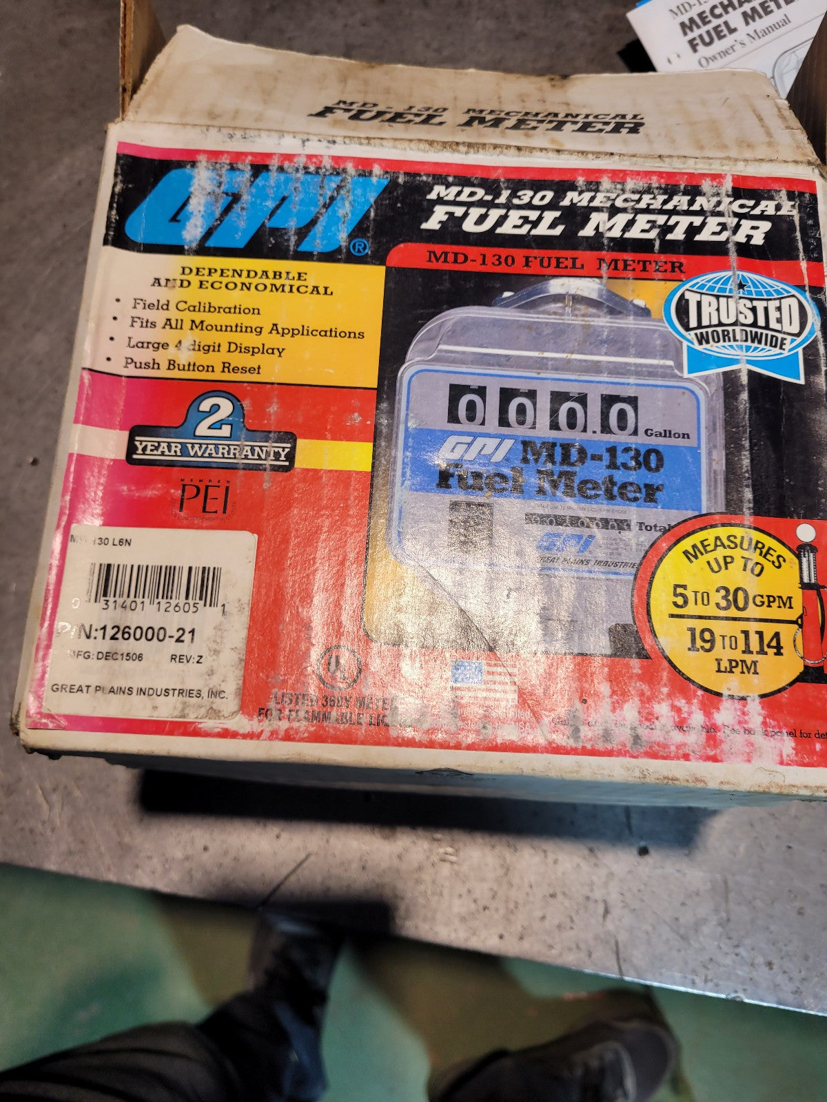 MD-130 GPI 5-30 GPM Modular Mechanical Fuel Meter
