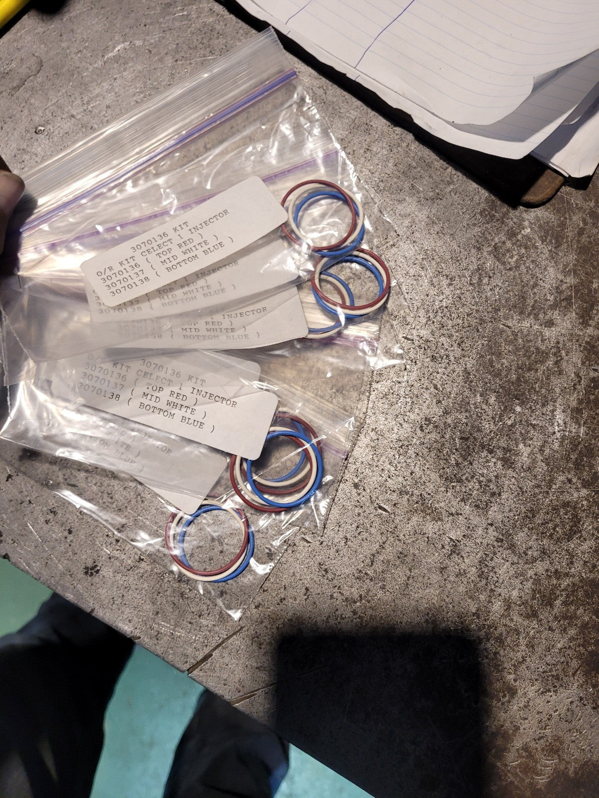 LOT OF 6 KITS - 3070136 Injector O Ring kit Cummins N14