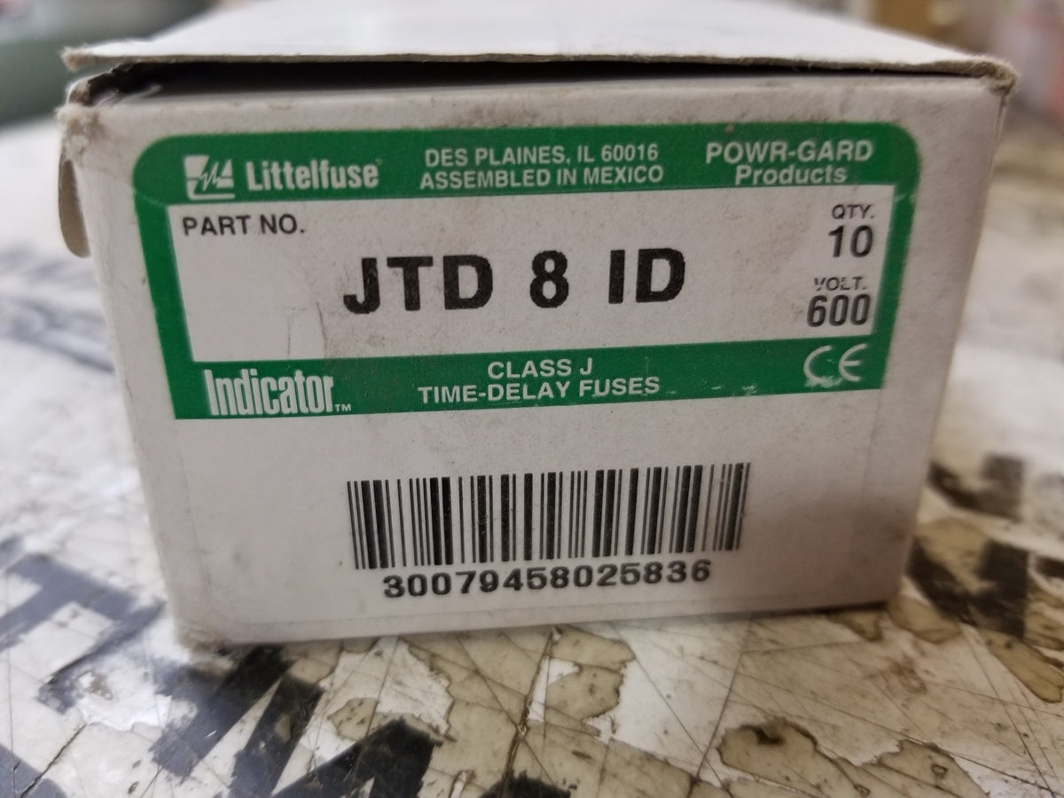 1 BOX OF 10 FUSES - LITTLEFUSE 600V JTD810 30079458025836
