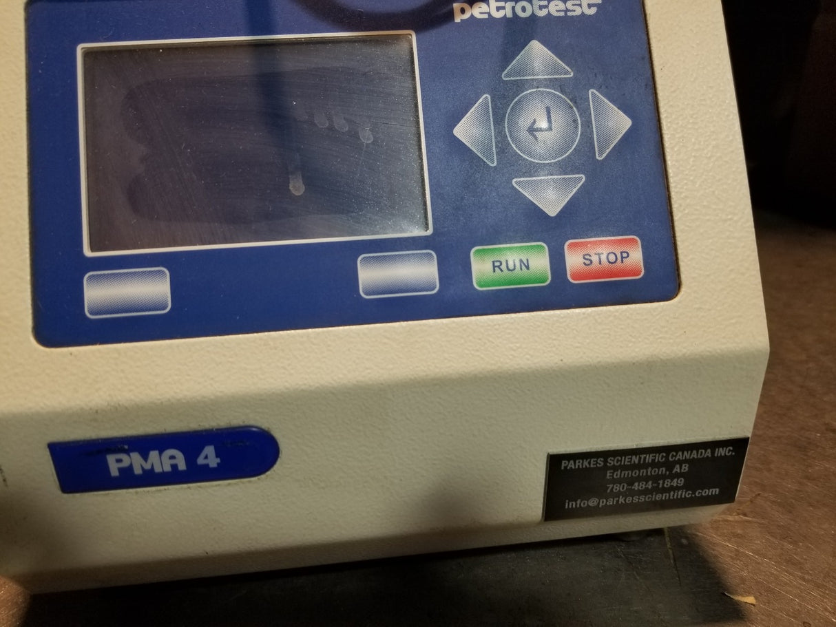PETROTEST PMA 4 AUTOMATIC PENSKY MARTENS CLOSED CUP FLASHPOINT TESTER PMA4