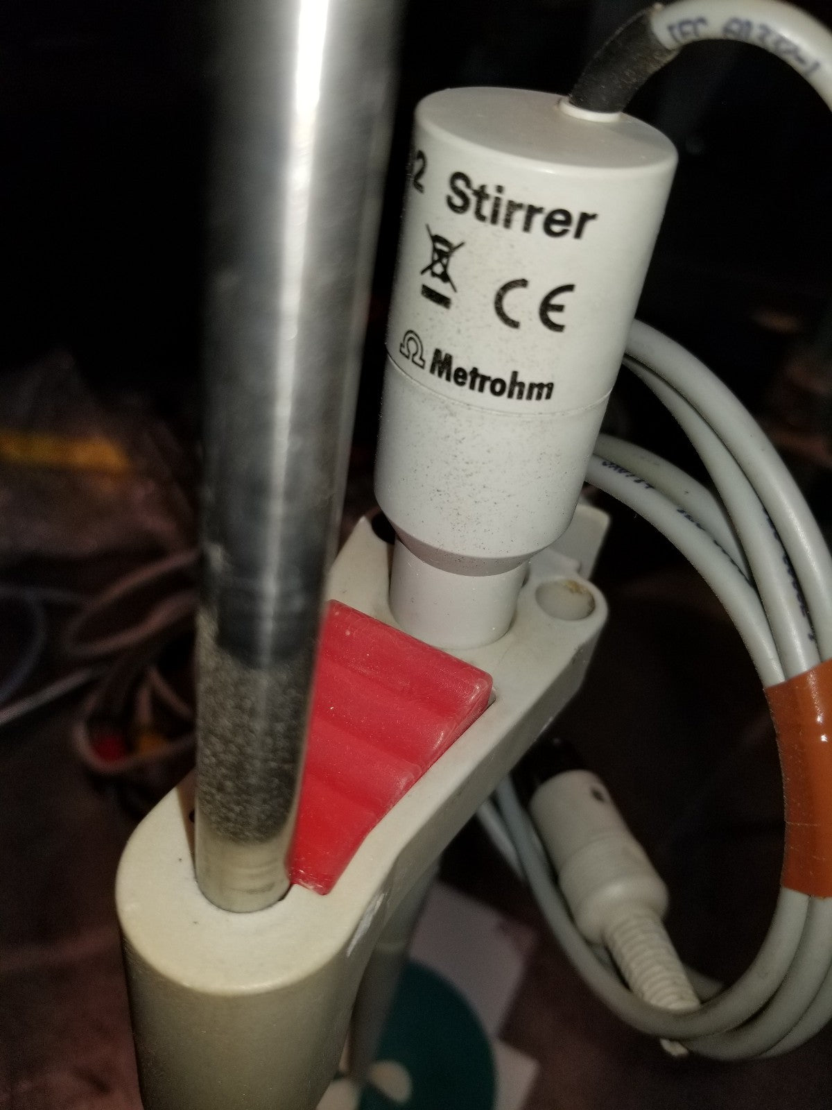 831 KF COULOMETER METROHM Keypad 703 Ti Stand W/ MISC PARTS