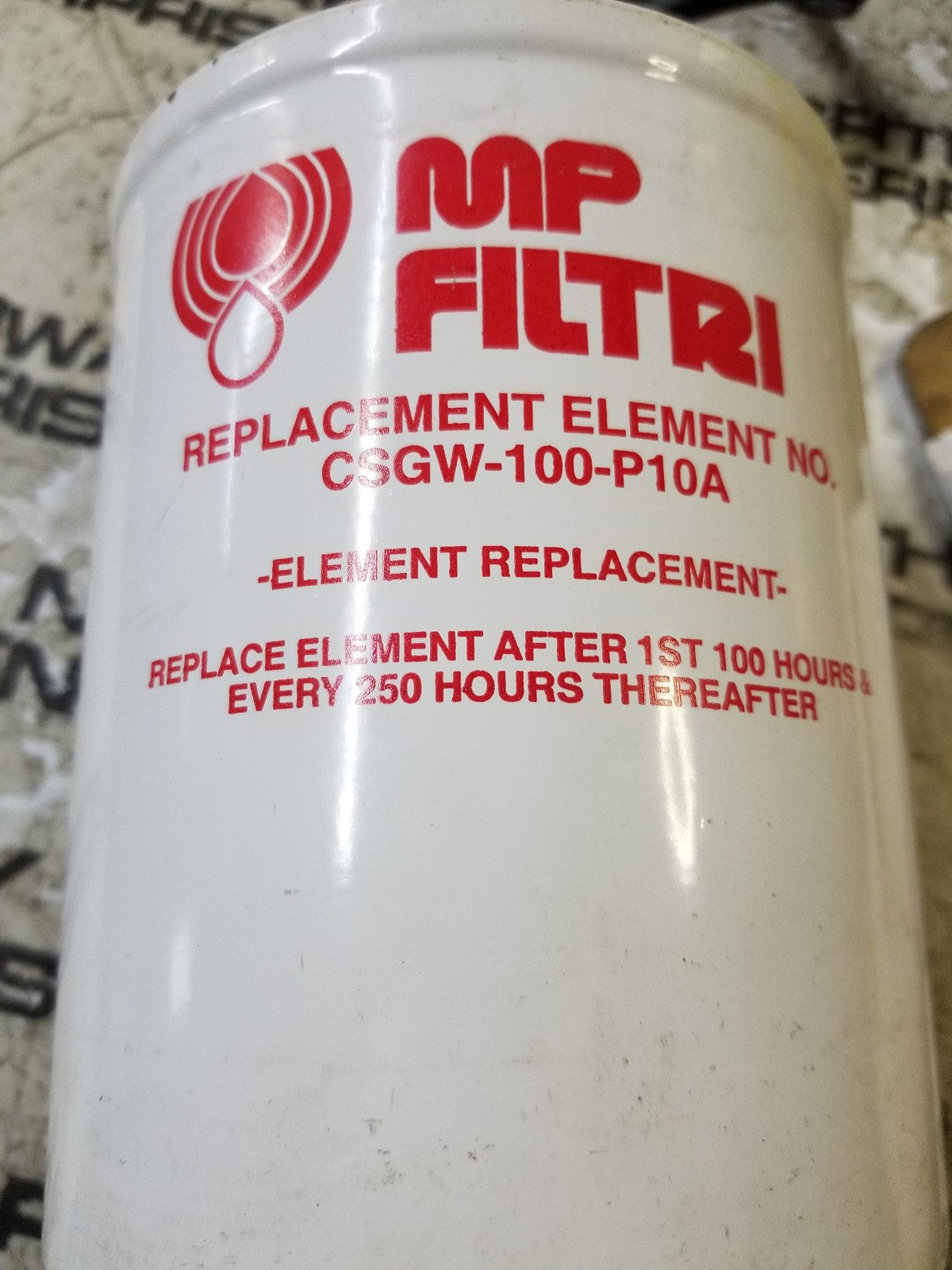 CSGW-100-P10A MP FILTRI SPIN ON FUEL FILTER