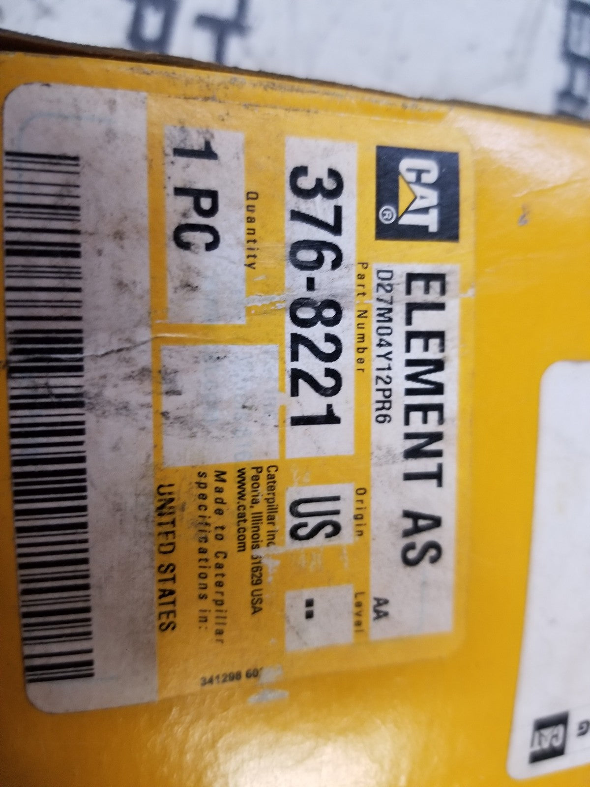 376-8221 CAT HYDRAULIC FILTER 3768221