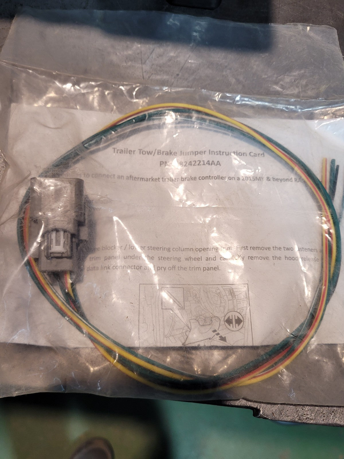 68242214AA Mopar 2015-2018 Ram 3500 Rear Trailer Tow Wiring Kit