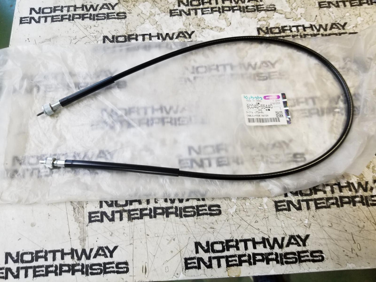 6C040-55440 KUBOTA HOUR METER CABLE 6C04055440