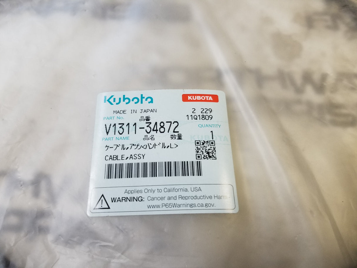 V1311-34873 CABLE,ASSY HANDLE,L V131134873