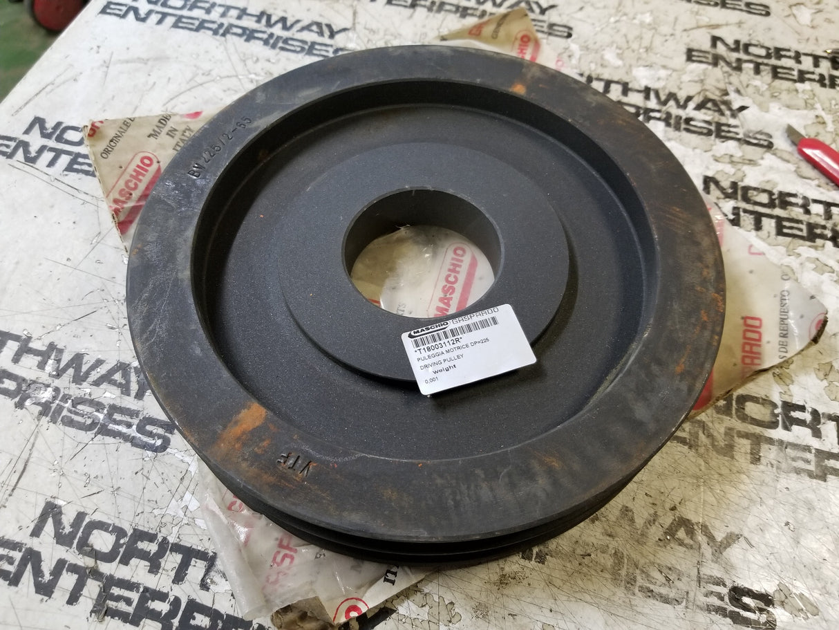 T18003112R PULLEY Maschio 2 GROOVE PULLEY