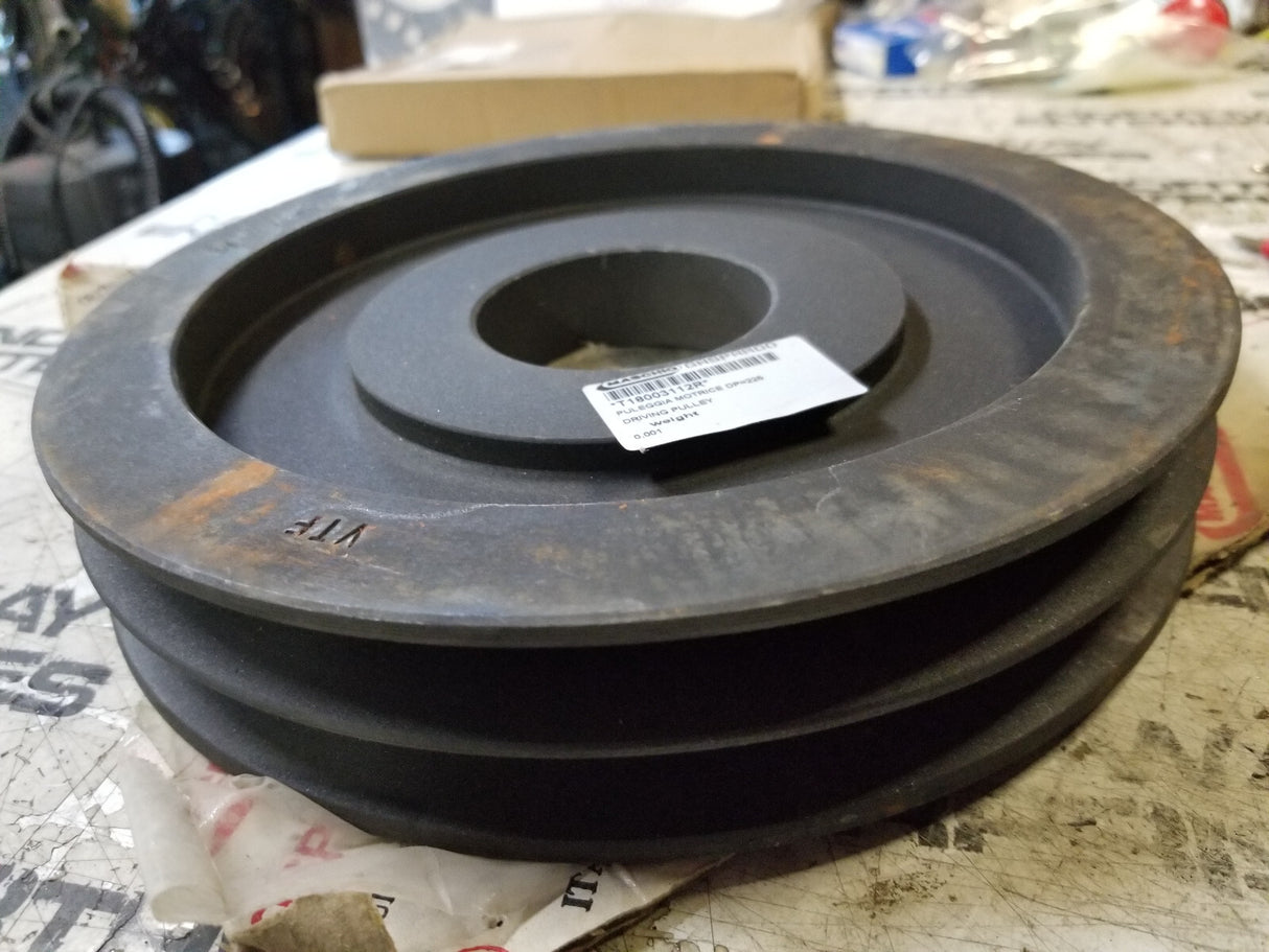 T18003112R PULLEY Maschio 2 GROOVE PULLEY