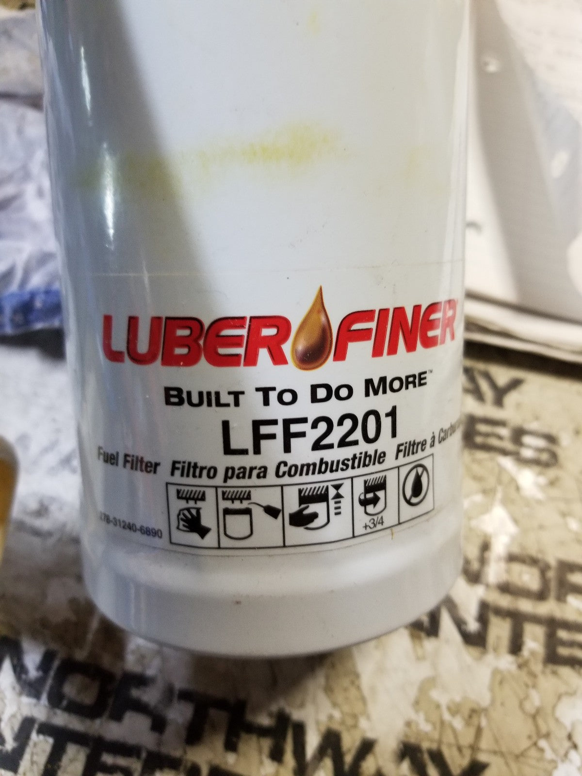 LFF2201 LUBERFINER FUEL FILTER Replaces 4088272, 4920586, P552200, BF7766