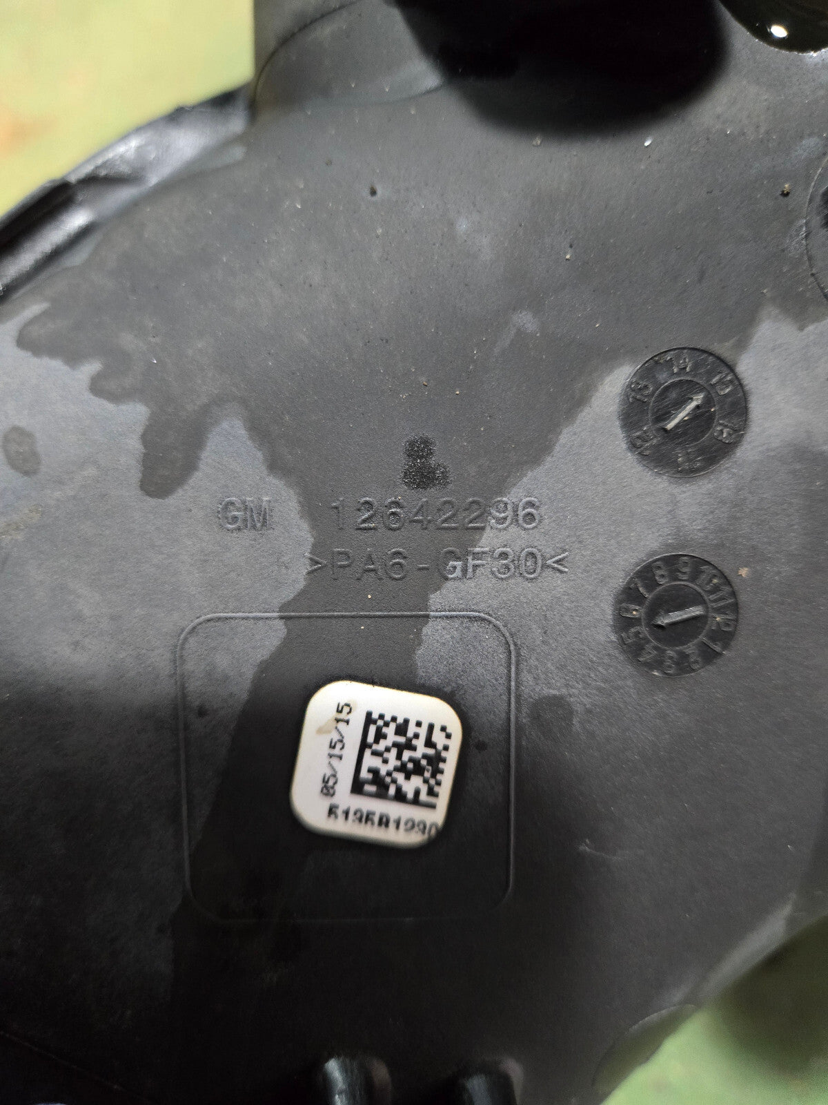 12642296 LML TURBOCHARGER INTAKE ref6154