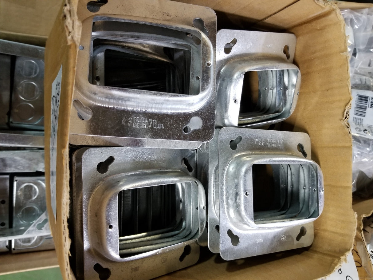 BOX OF 68PC - CI-52-C-14-5/8 4" SQUARE BOX COVER