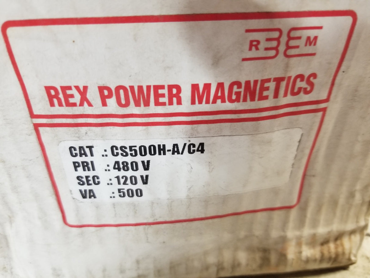 REX CS500H-A/C4 480V CONTROL TRANSFORMER