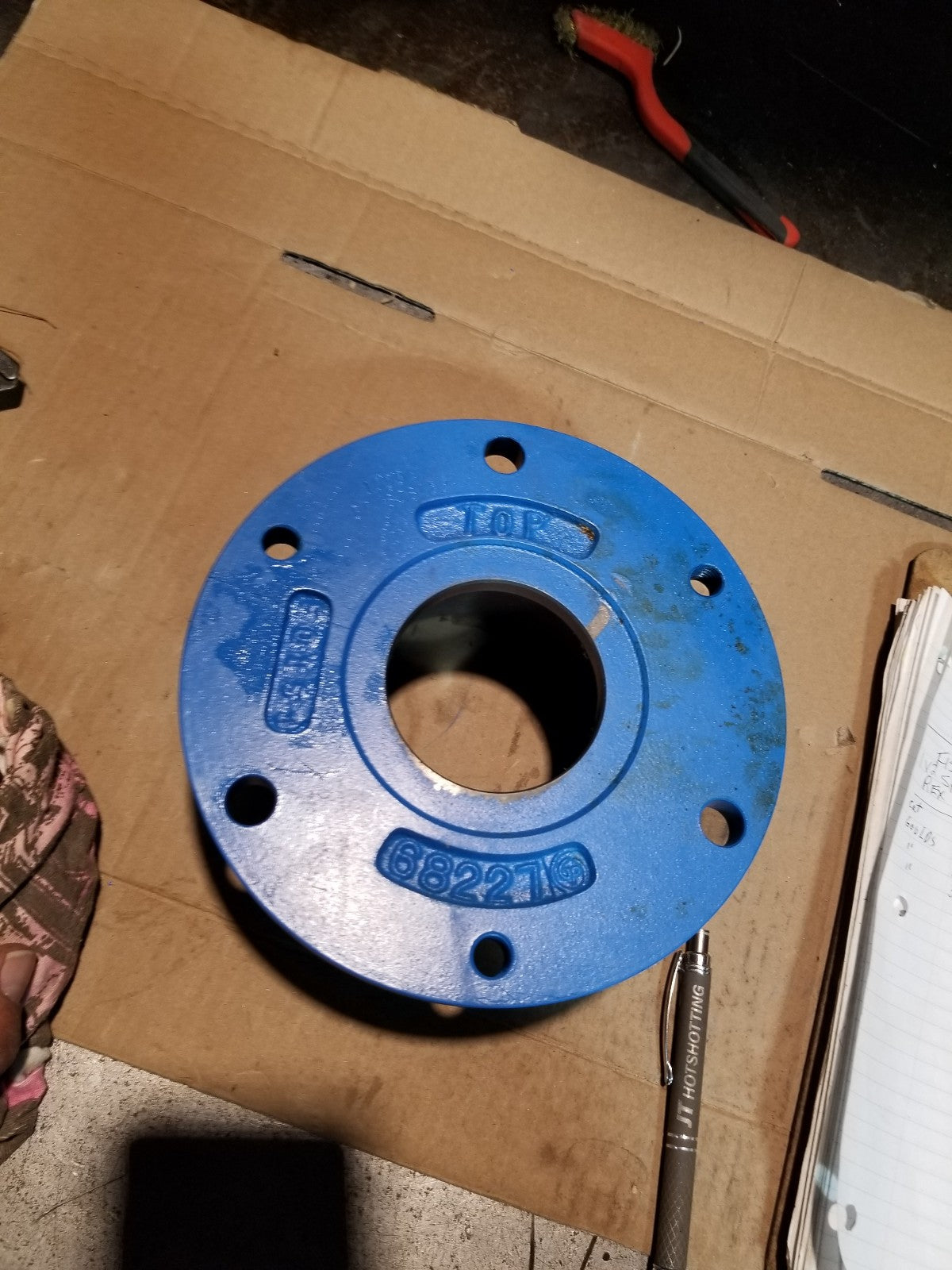 GOULDS PUMP D04628A-1000-68227 BEARING HOUSING 3196 PUMP 2-3/4"BORE D04628A-1000