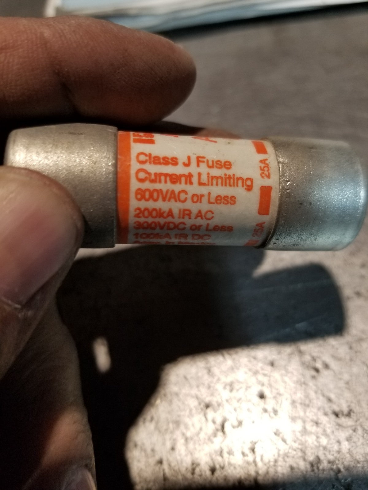 1 BOX OF 2PC - A4J25 Ferraz Shawmut A4J25 Amp-trap Fuses 25A 600V