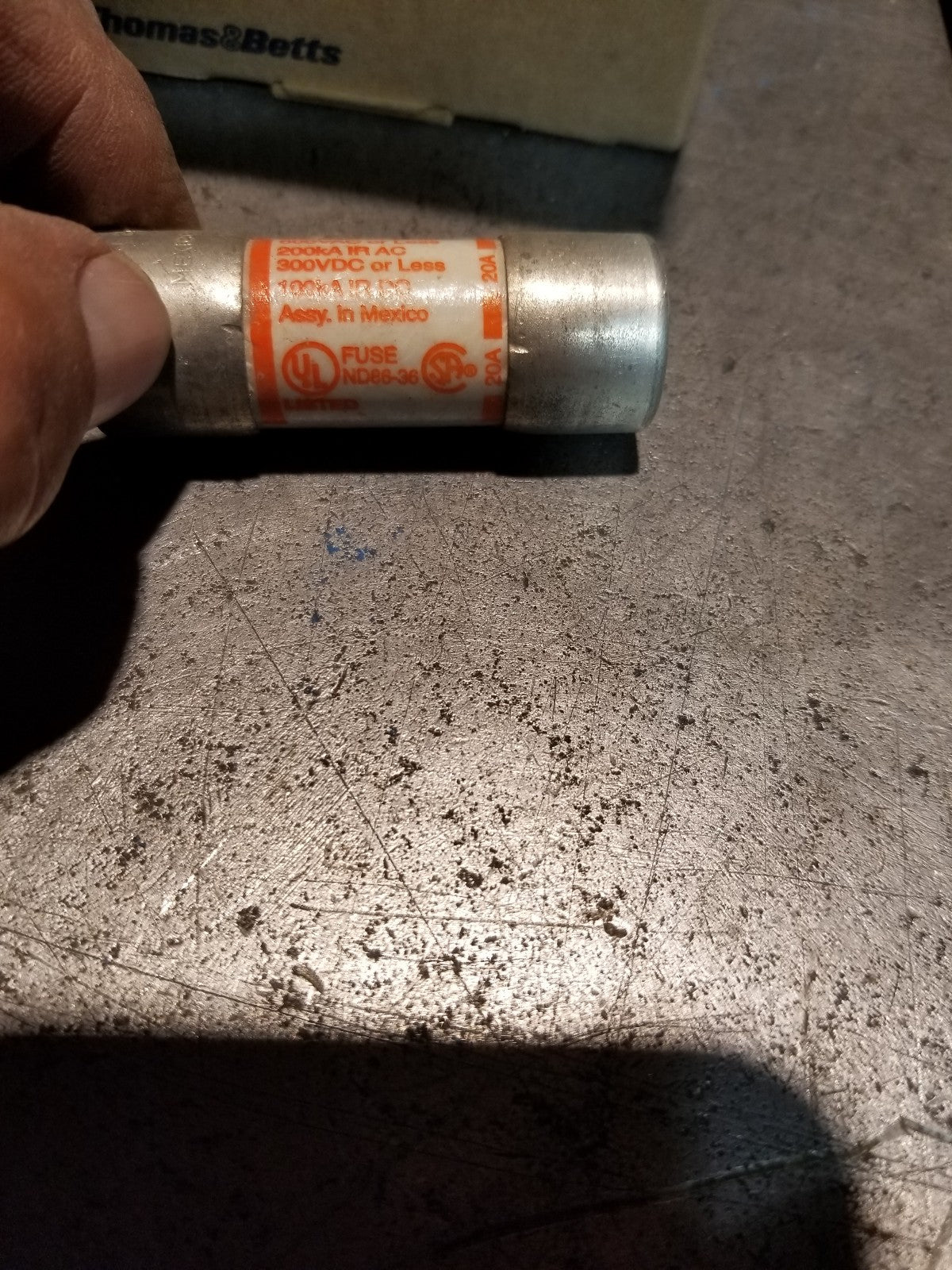 1 BOX OF 3PC - Ferraz Shawmut A4J20 Current Limiting Fuses 20A 600VAC Class J