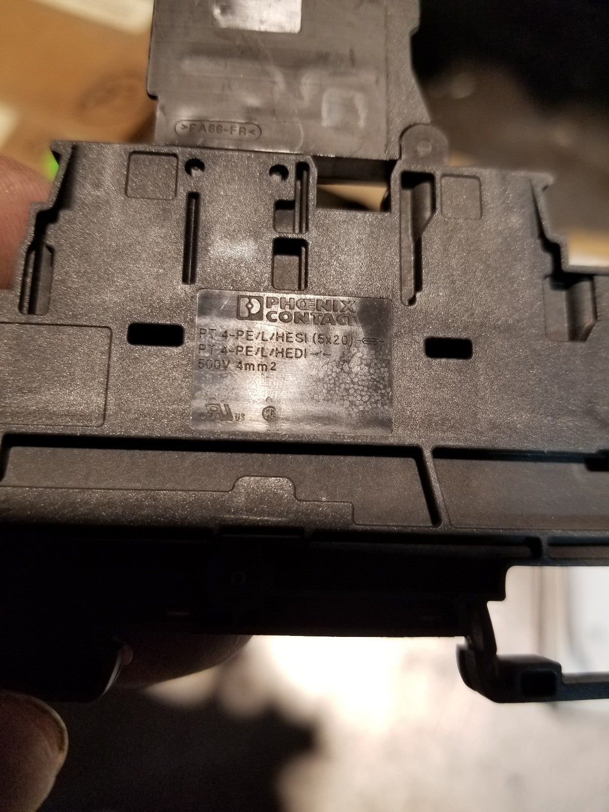 1 box of 10pc - pt 4-pe lhesi Phoenix Contact PT 4-PE/L/HESI Fuse modular