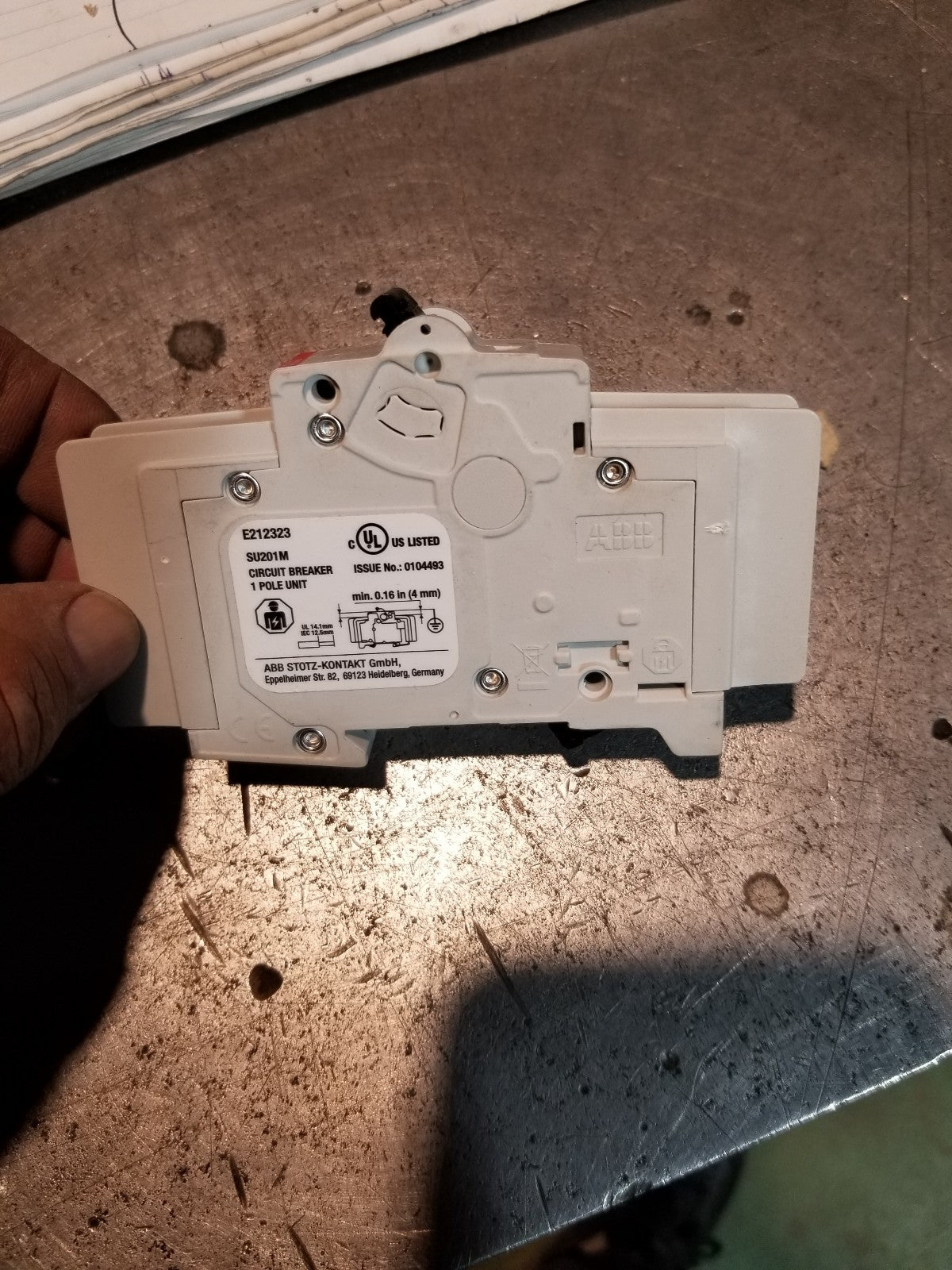 ABB SU201M-C1 System Pro M Miniature Circuit Breaker