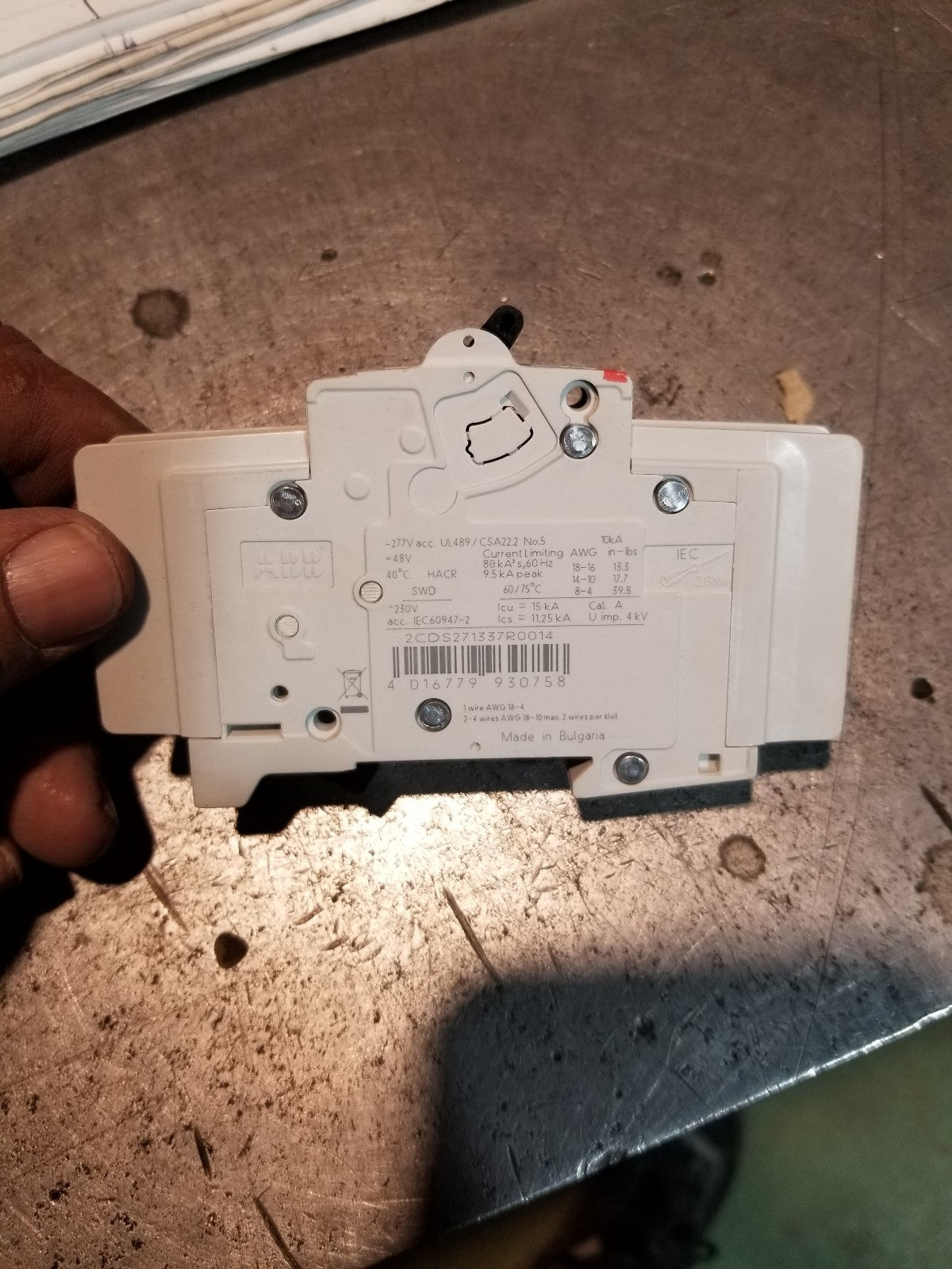 ABB SU201M-C1 System Pro M Miniature Circuit Breaker