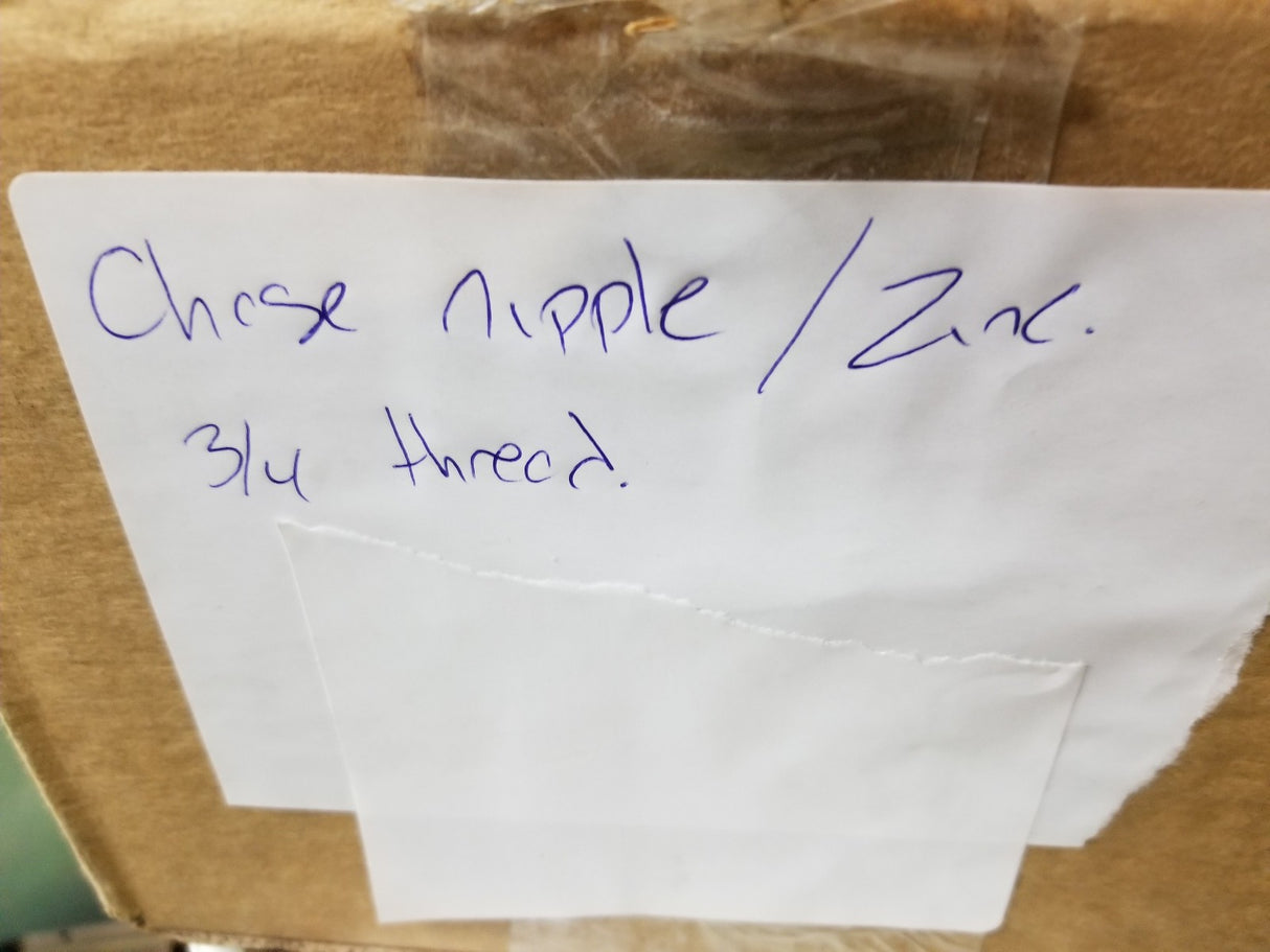 BOX OF 99PC - 3/4 in. Rigid Chase Conduit Nipple , 90702 ZINC