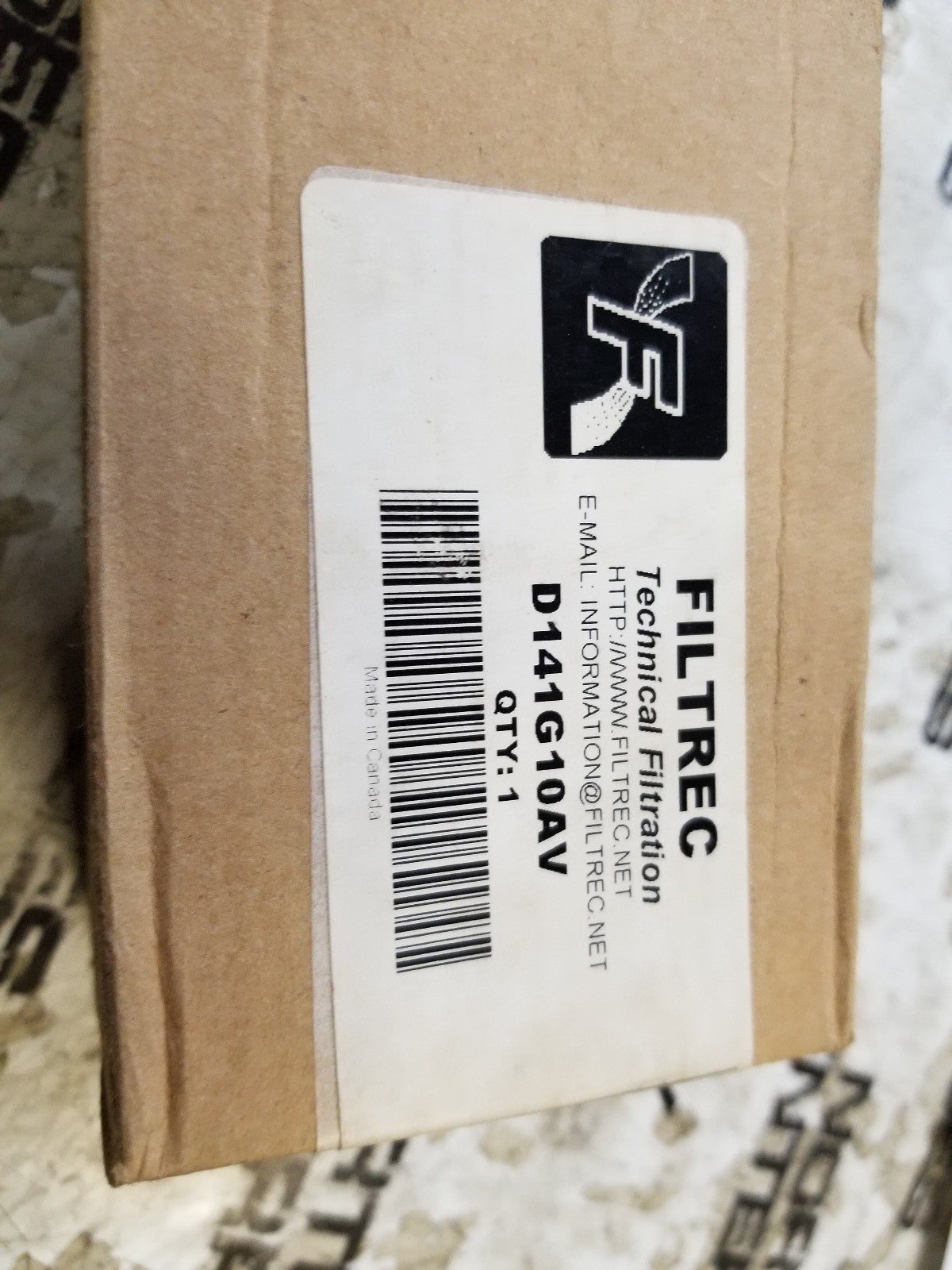FILTREC D141G10AV HYDRAULIC FILTER CARTRIDGE