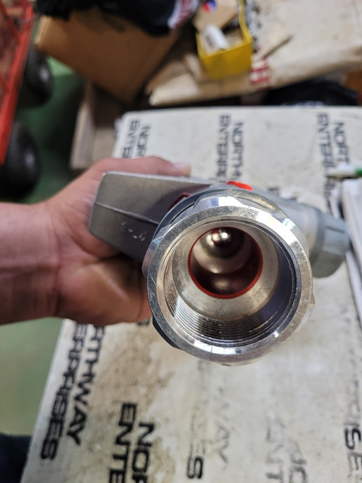 0214 Scully Signal Fuel Oil Delivery Nozzle 1 1/2" Ball Valve SCULFLOW