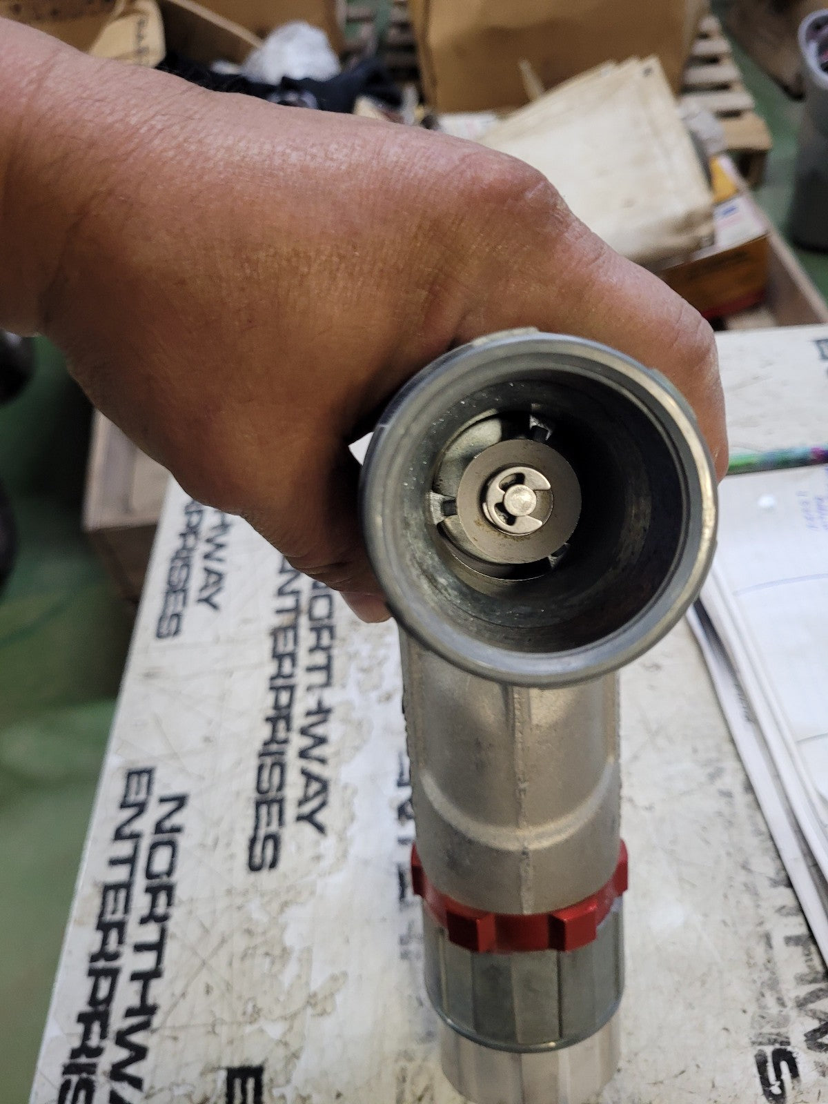 0214 Scully Signal Fuel Oil Delivery Nozzle 1 1/2" Ball Valve SCULFLOW