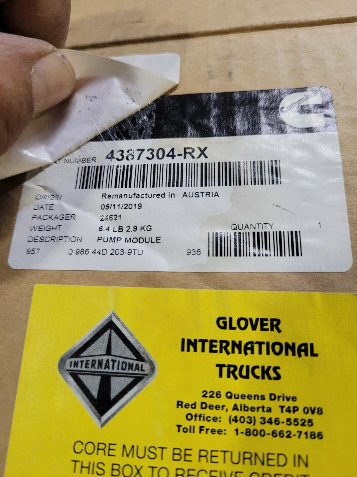 4387304-RX Cummins ISX ISB ISC DEF Urea Pump 2.2 12V 2871879RX 4387304