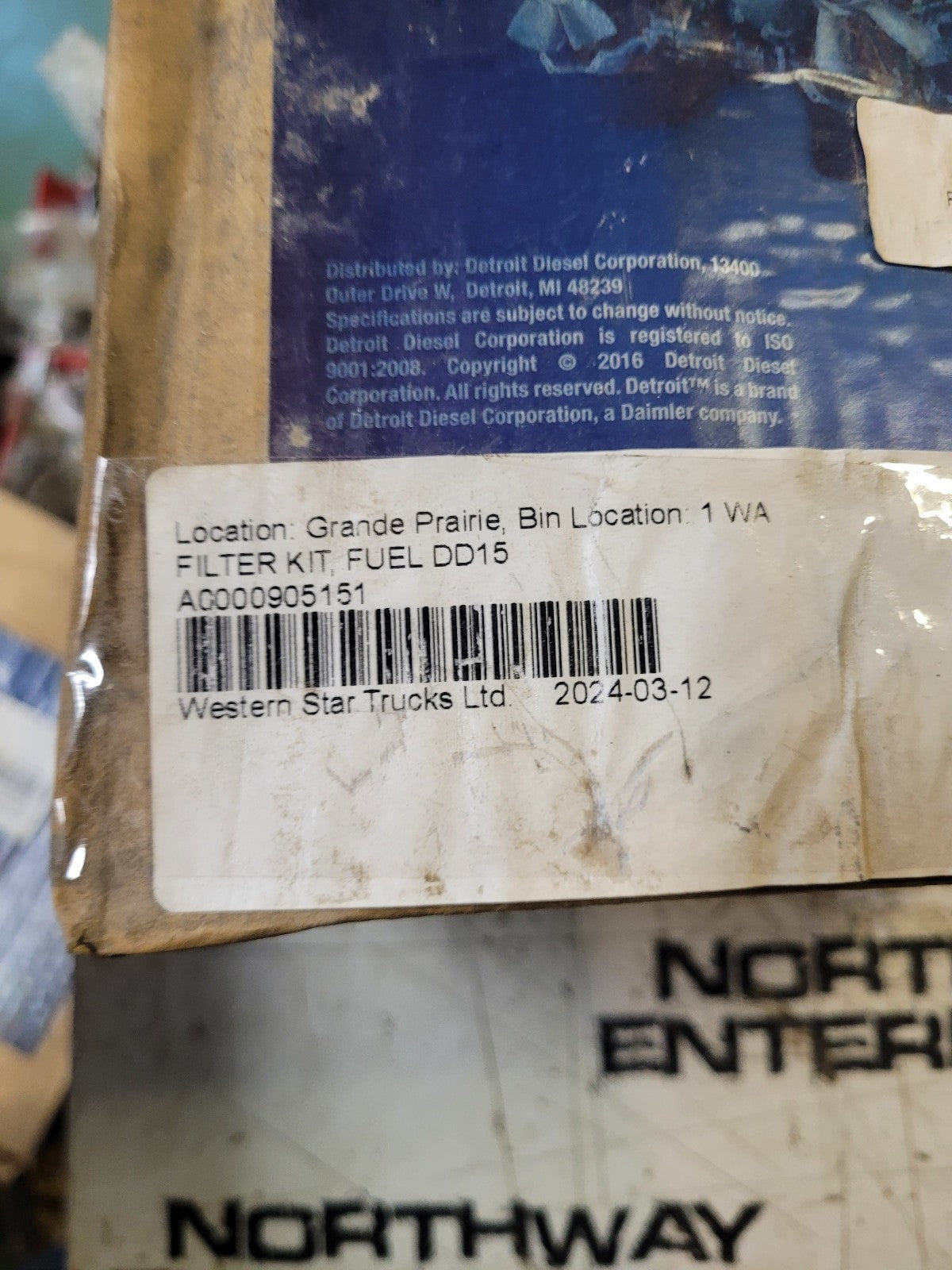 Genuine DETROIT FUEL FILTER KIT A0000905151 DD13/15