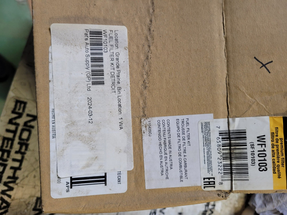 WF10103 WIX FUEL FILTER KIT