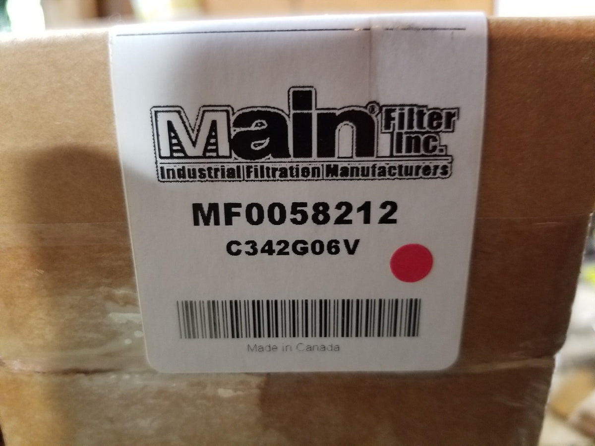 Main Filter MF0058212 Filtrec C342 G06 V Interchange Hydraulic Filter Main Filte