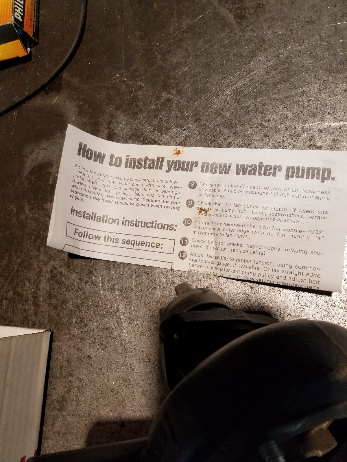 X5149706 AUTOLUBE WATER PUMP KIT